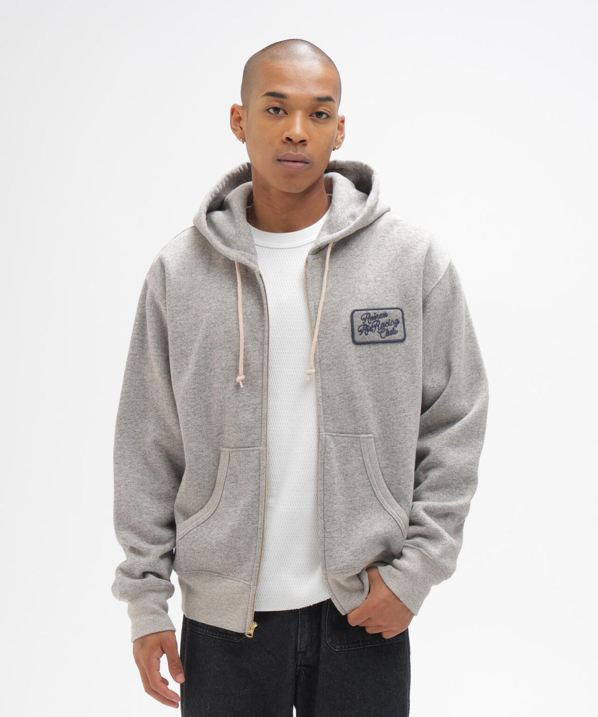 《A.A.R.C》CHENILLE EMB. CLASSIC ZIP HOODIE
