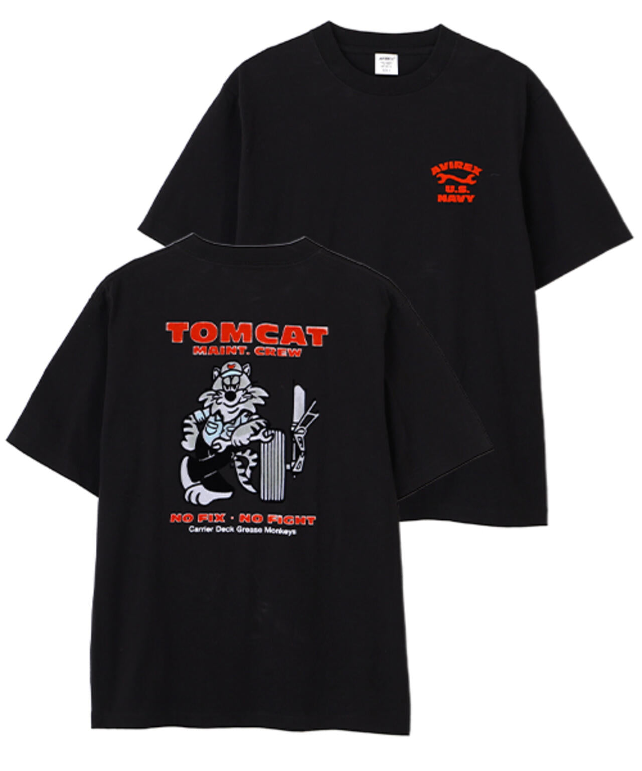 U.S. NAVY TOMCAT FLOCKY T-SHIRT