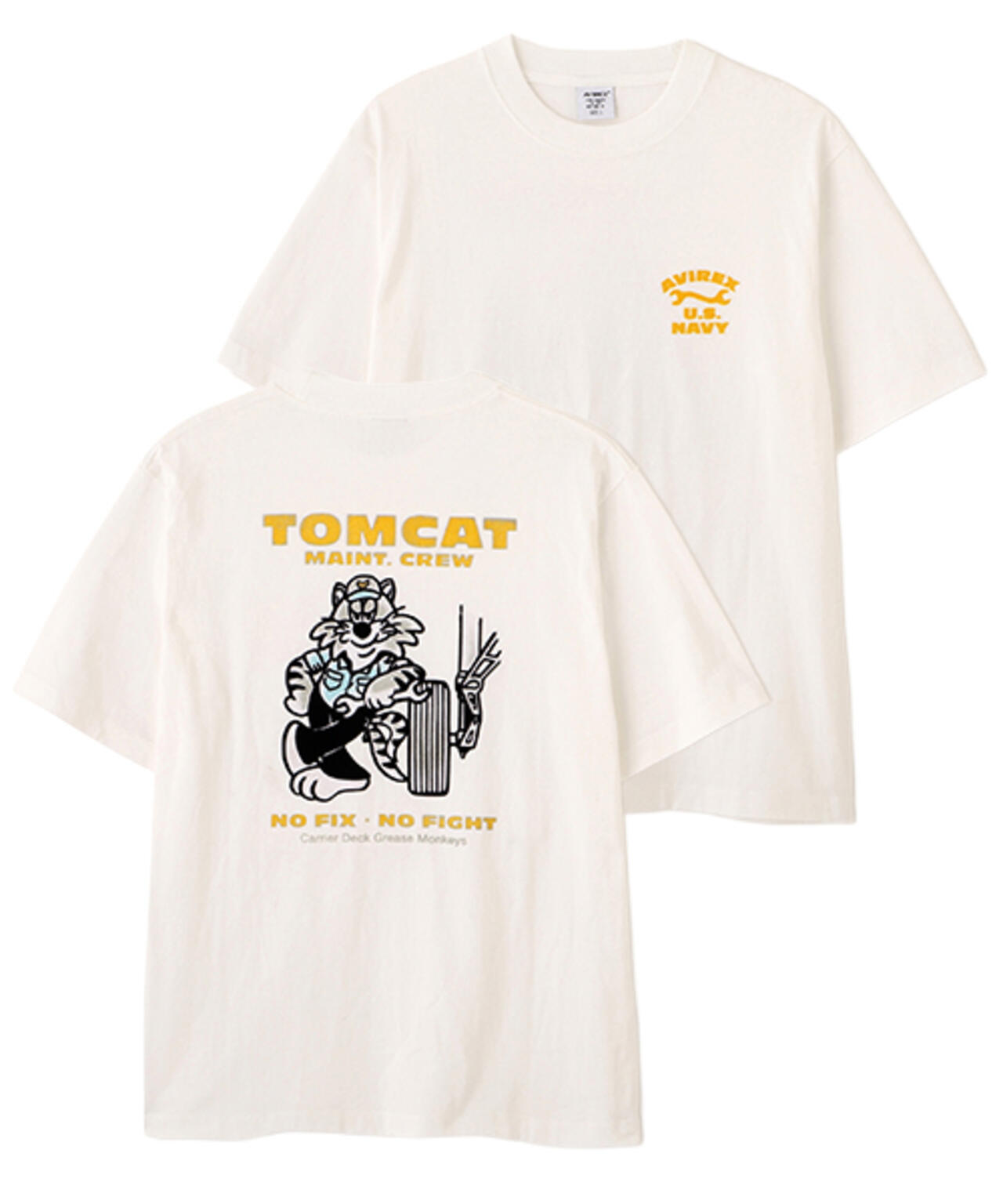 U.S. NAVY TOMCAT FLOCKY T-SHIRT