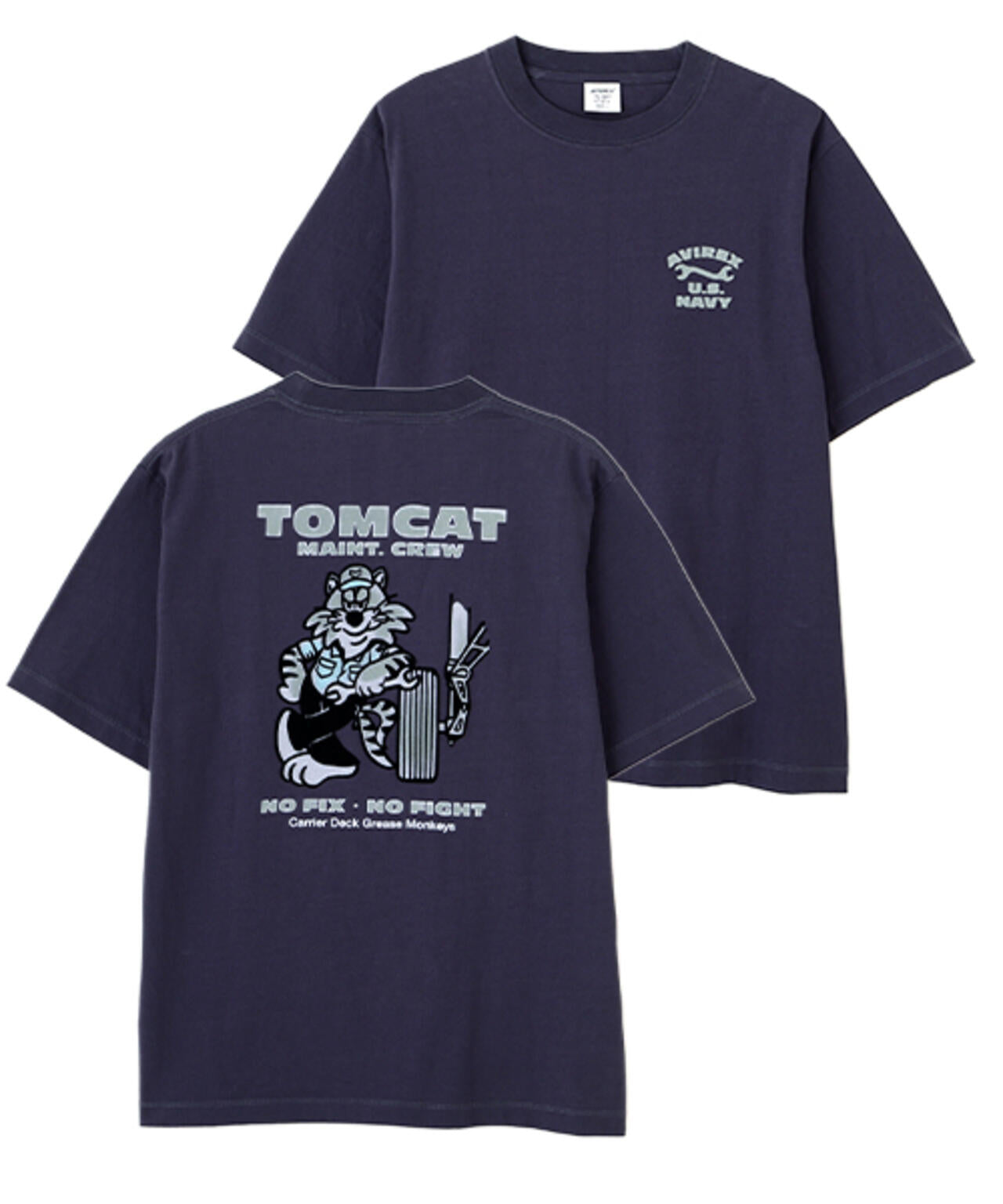 U.S. NAVY TOMCAT FLOCKY T-SHIRT