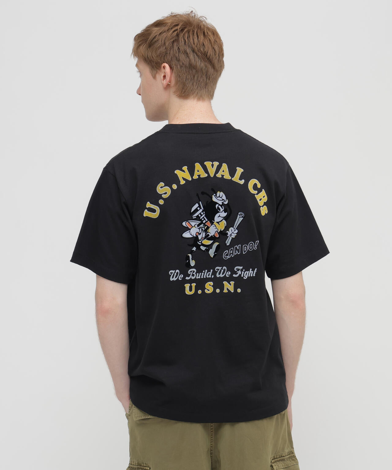 U.S. NAVAL CBs FLOCKY T-SHIRT