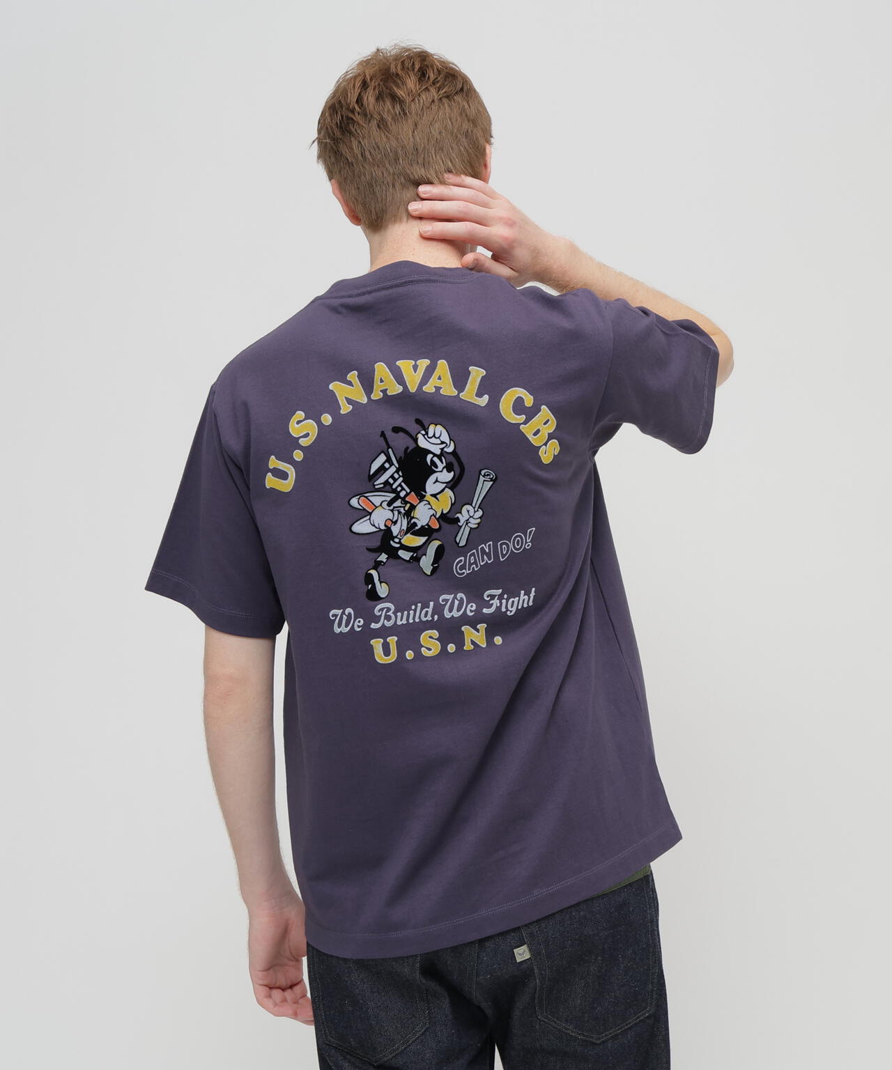 U.S. NAVAL CBs FLOCKY T-SHIRT