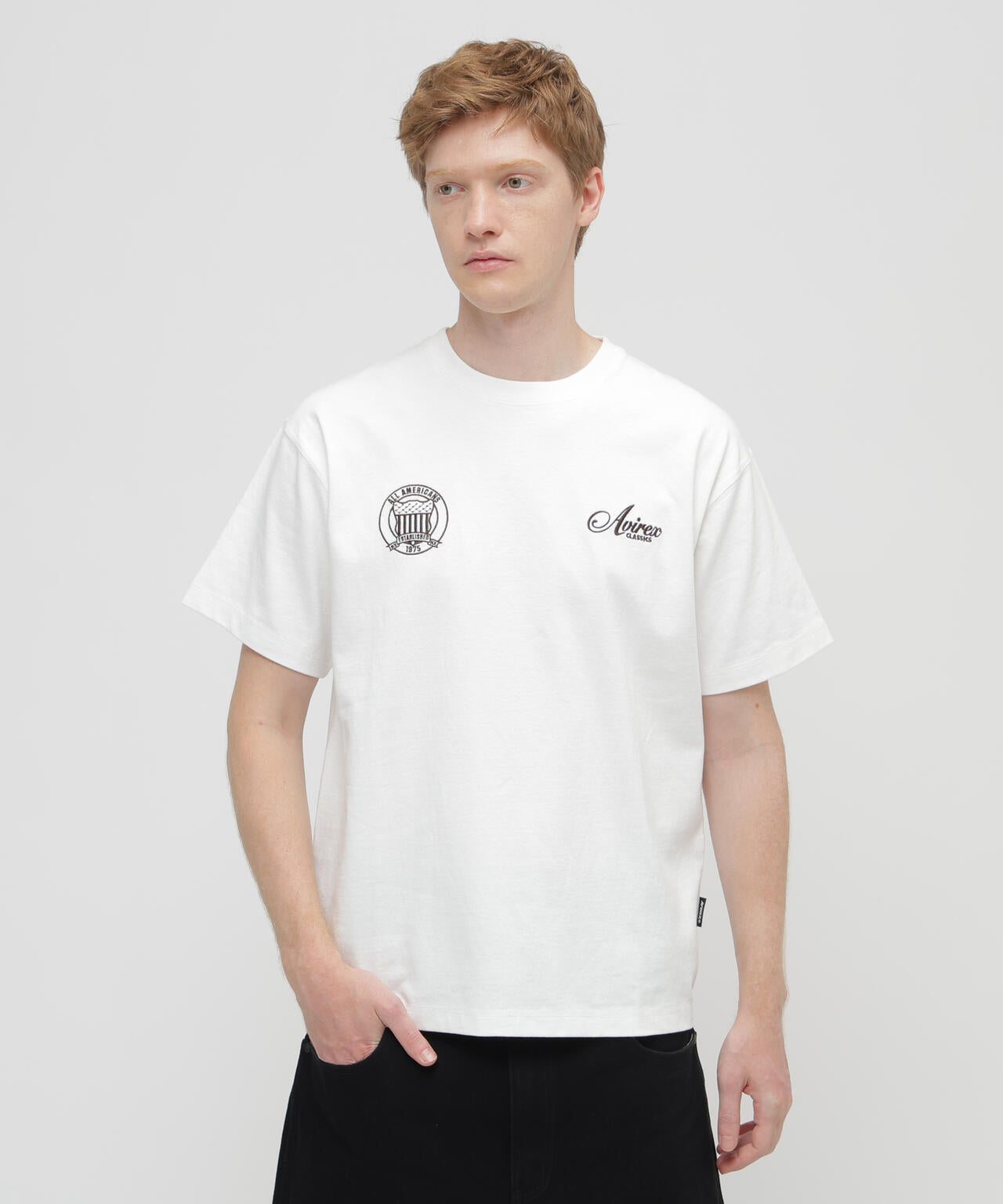 STITCH EMBROIDERY LOGO T-SHIRT