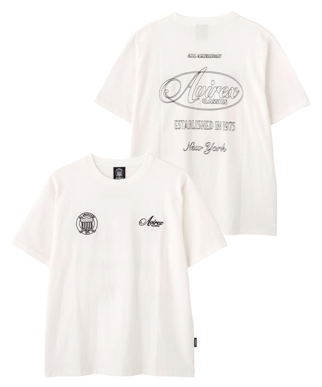 STITCH EMBROIDERY LOGO T-SHIRT
