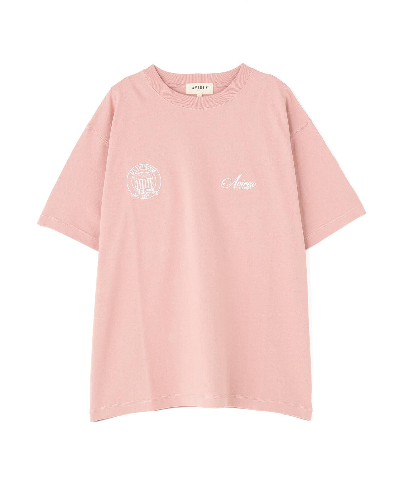 《WOMAN》STITCH EMBROIDERY LOGO T-SHIRT