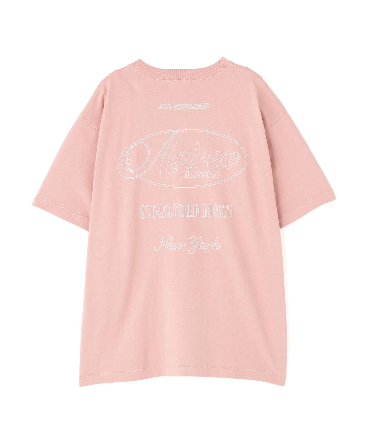 《WOMAN》STITCH EMBROIDERY LOGO T-SHIRT