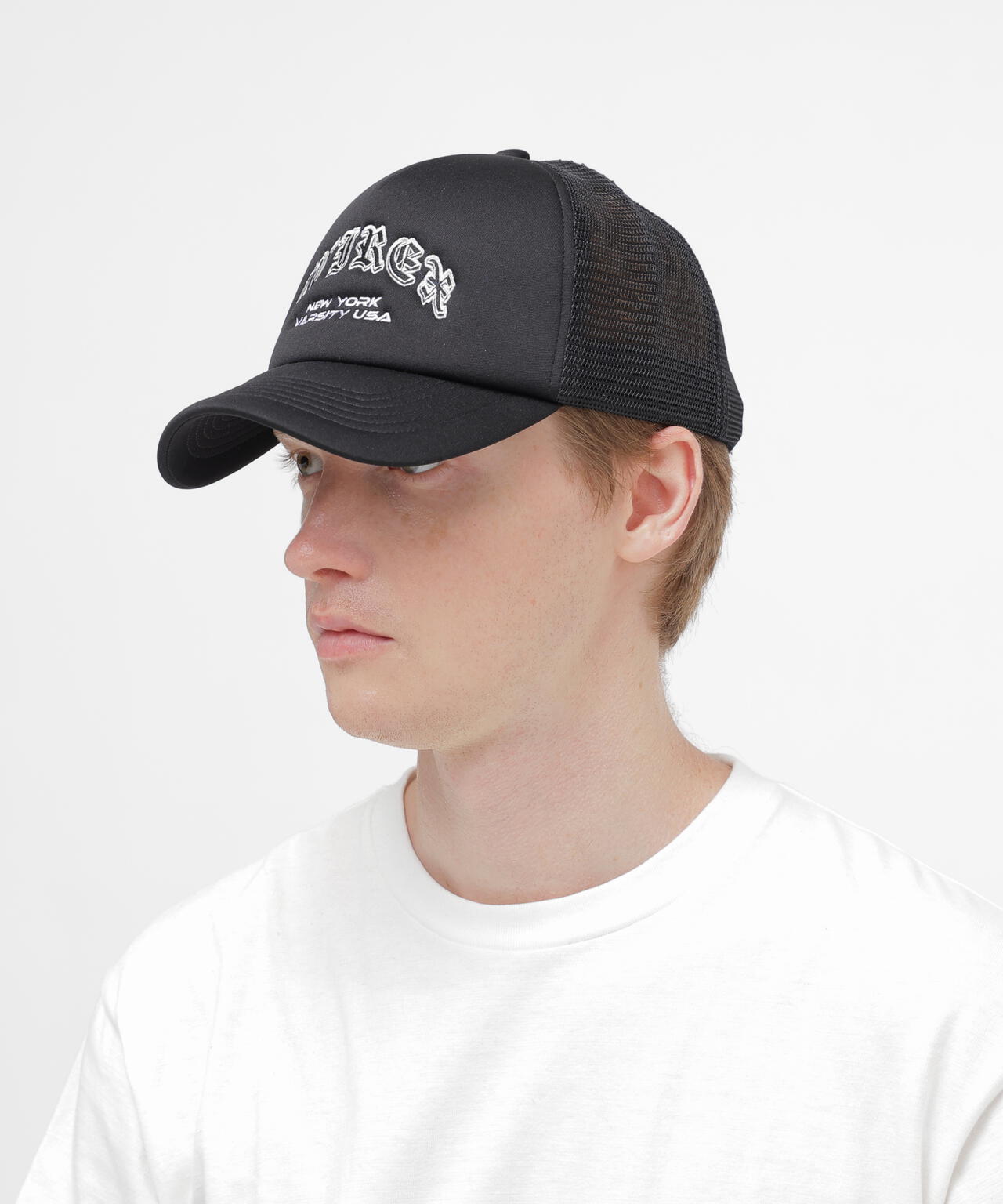 VARSITY OLD ENGLISH ARCH LOGO MESH CAP