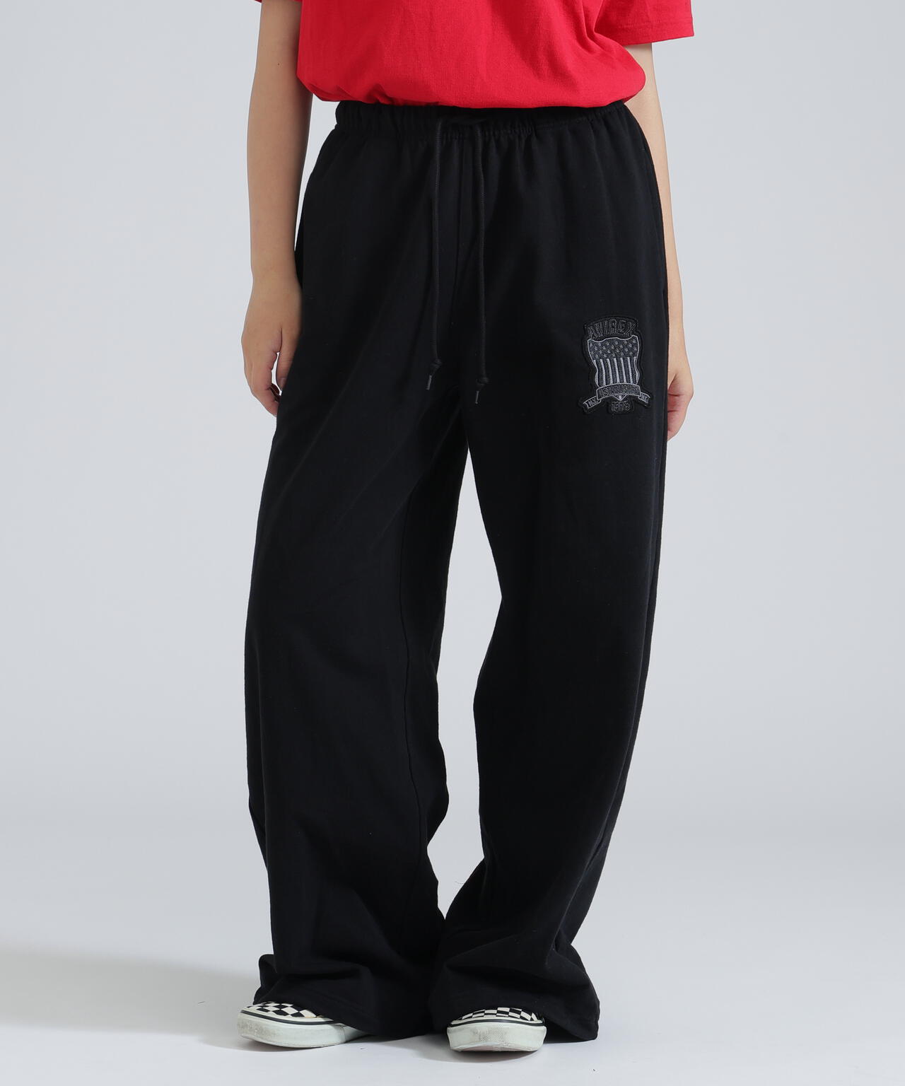 《WOMAN》SIGNATURE VARSITY LOGO SWEAT PANTS