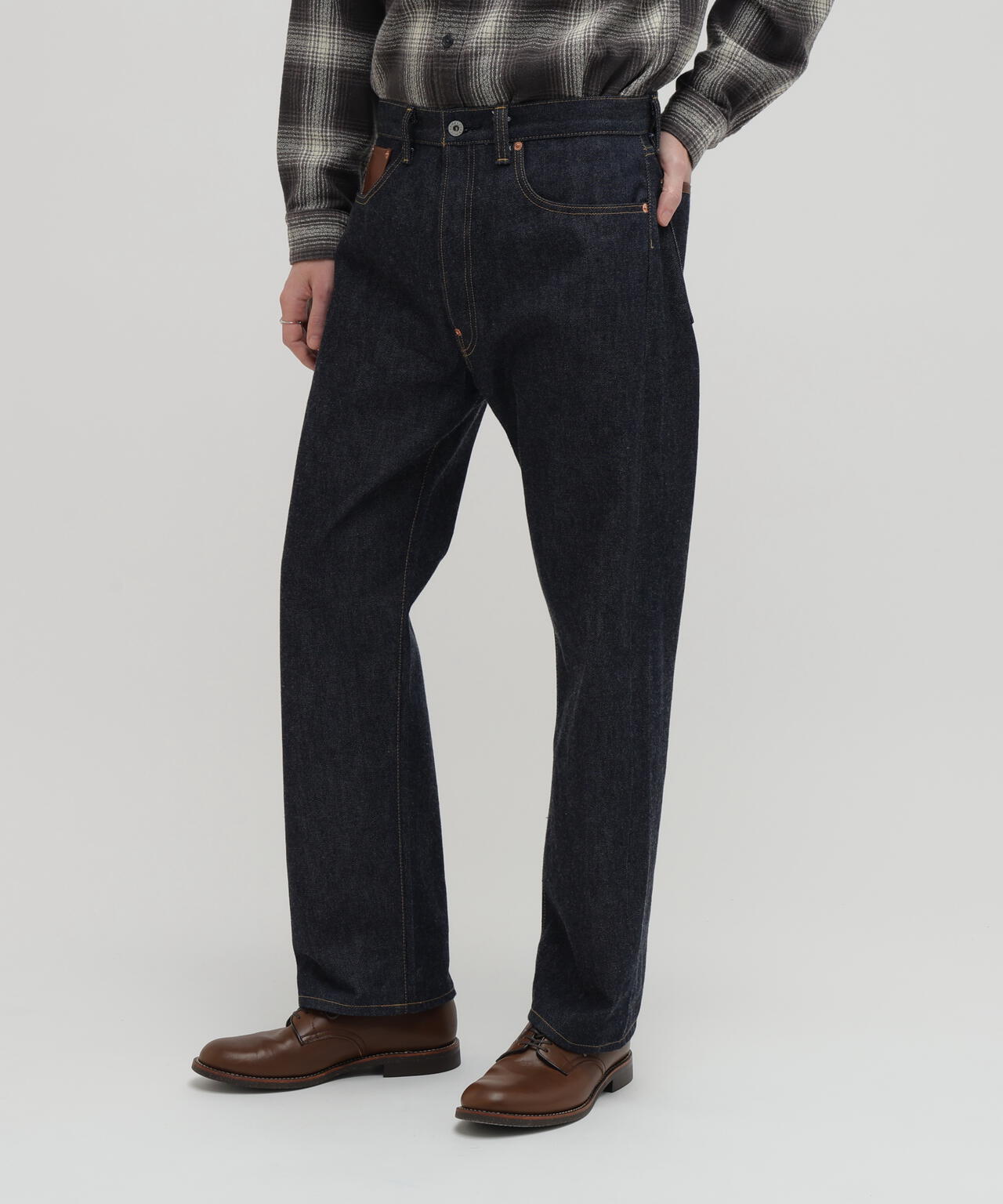 AVIREX HERITAGE DENIM Type-1 PANTS ”LEATHER”