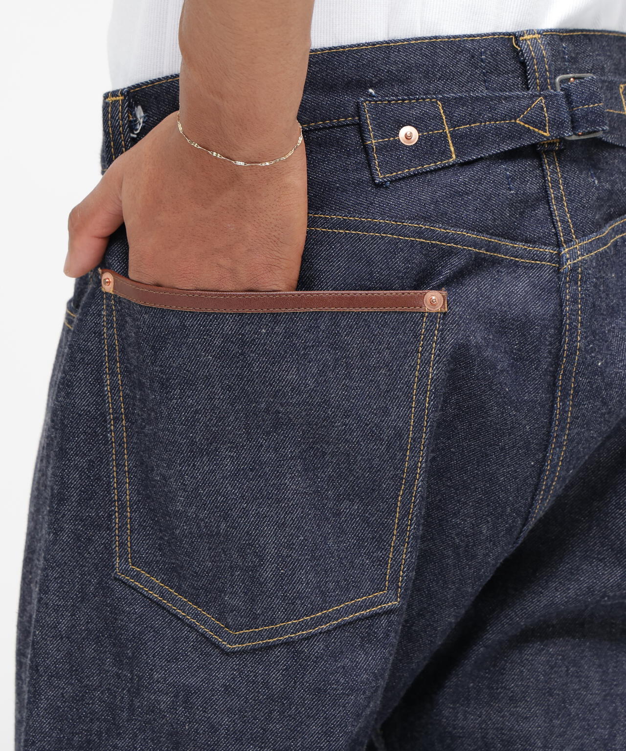 AVIREX HERITAGE DENIM Type-1 PANTS ”LEATHER”