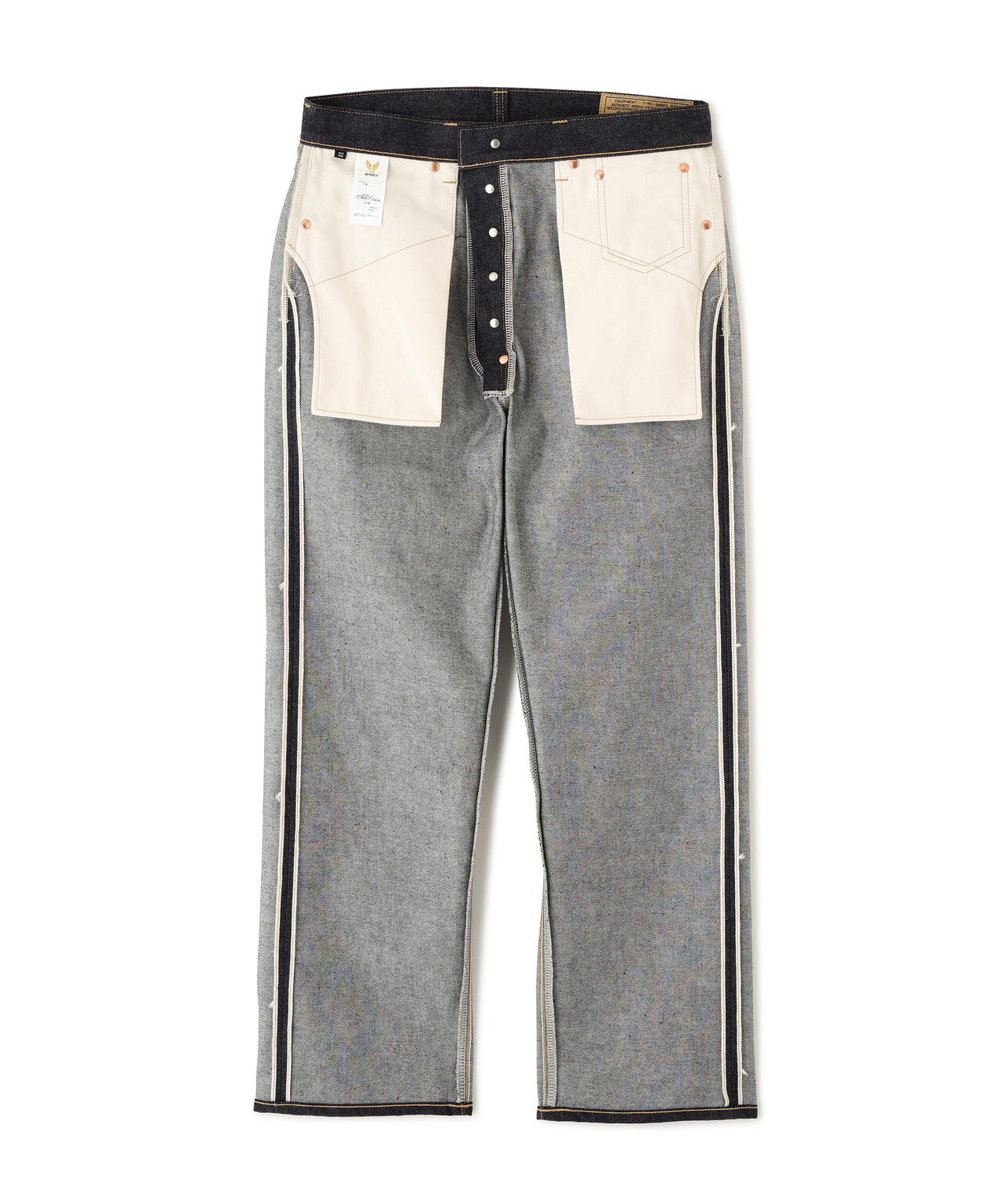 AVIREX HERITAGE DENIM Type-1 PANTS ”LEATHER”