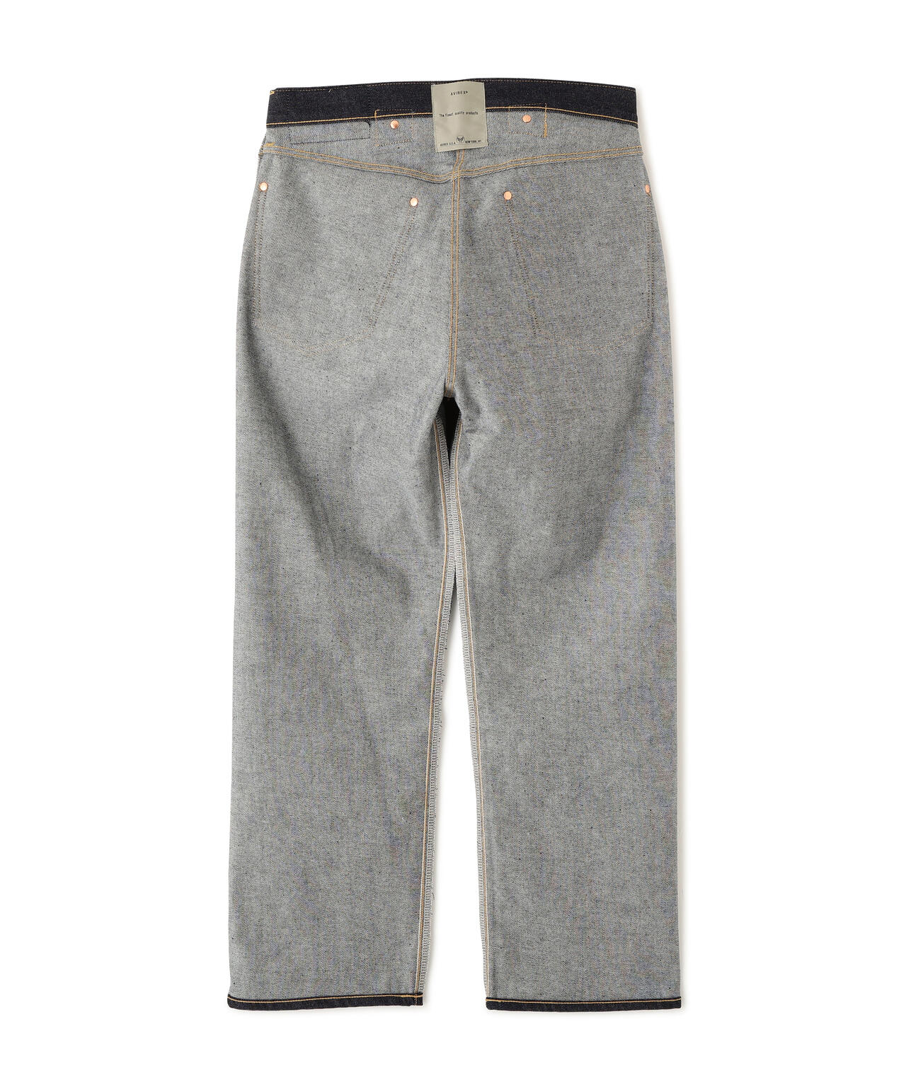AVIREX HERITAGE DENIM Type-1 PANTS ”LEATHER”
