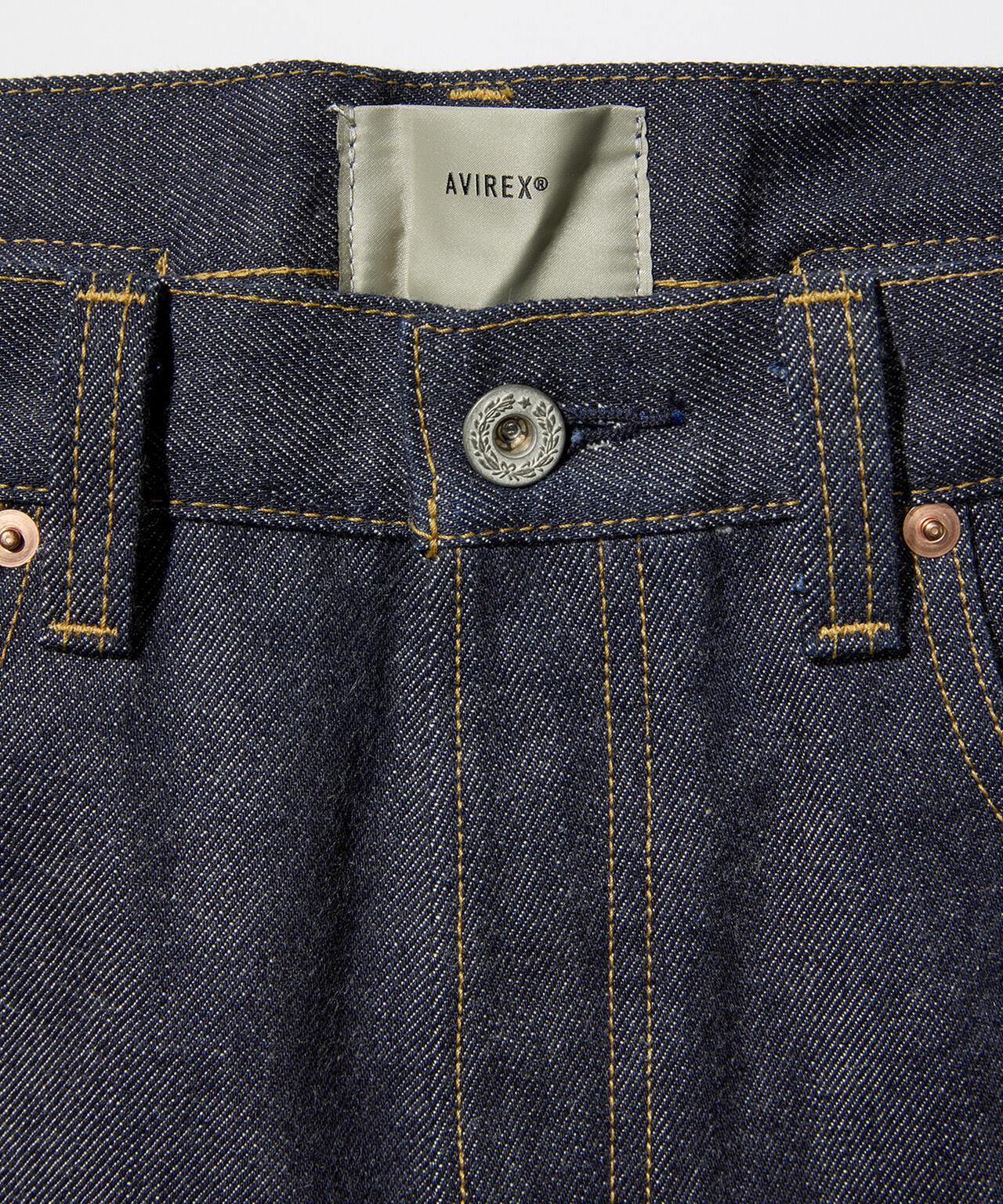 AVIREX HERITAGE DENIM Type-1 PANTS ”LEATHER”