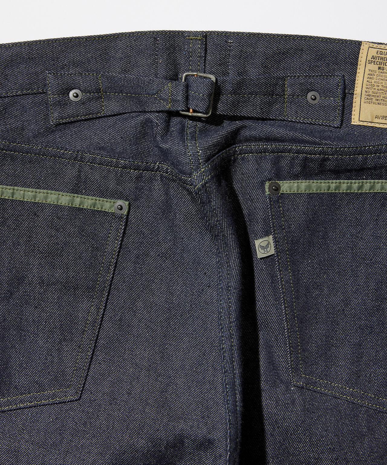 AVIREX HERITAGE DENIM Type-1 PANTS ”NYLON”