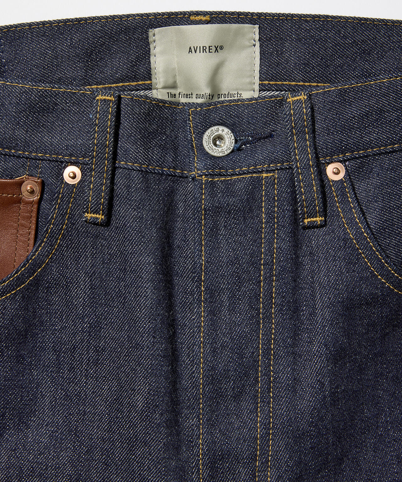 AVIREX HERITAGE DENIM Type-2 PANTS ”LEATHER”