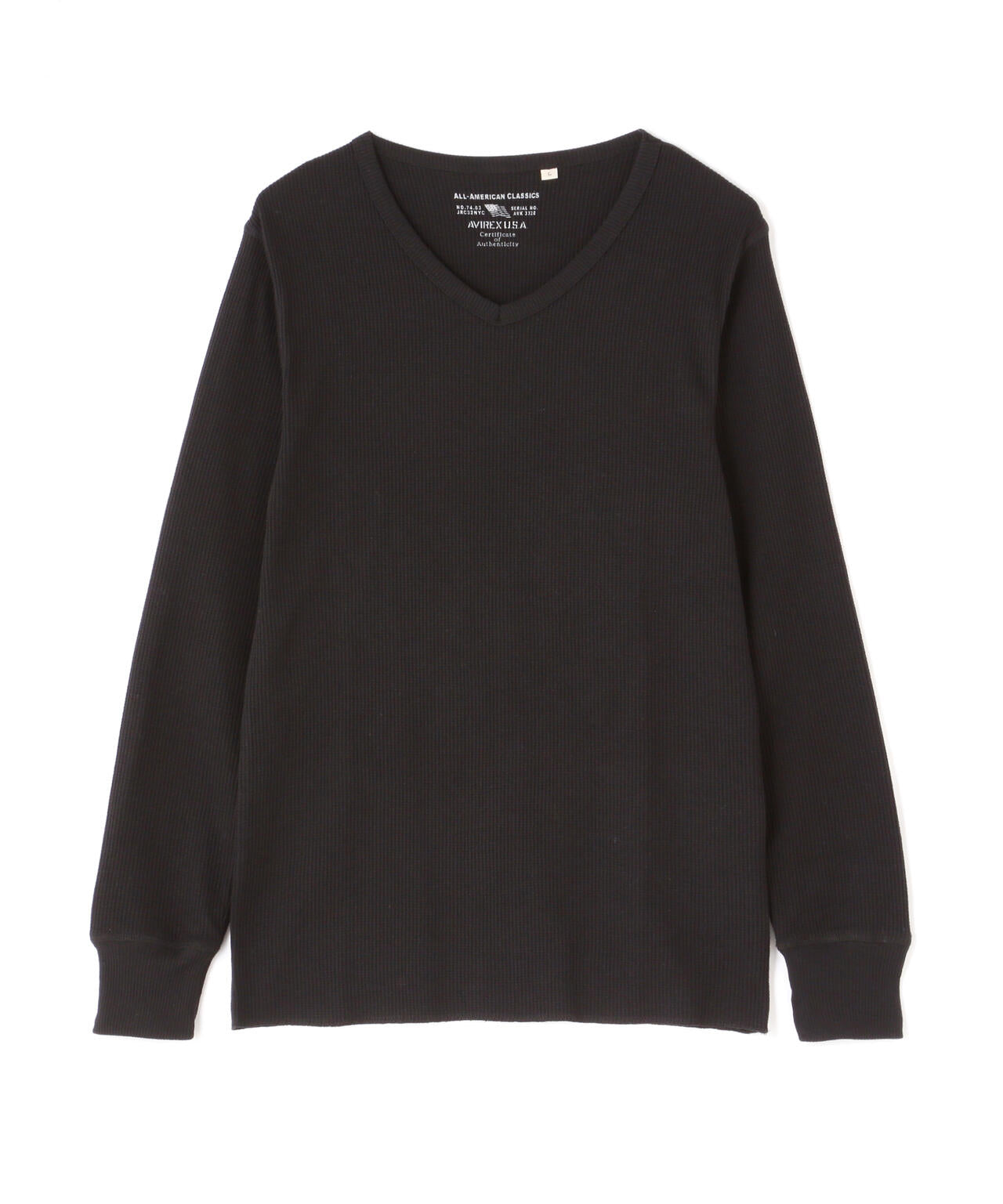 《DAILY/デイリー》L/S THERMAL V-NECK T-SHIRT