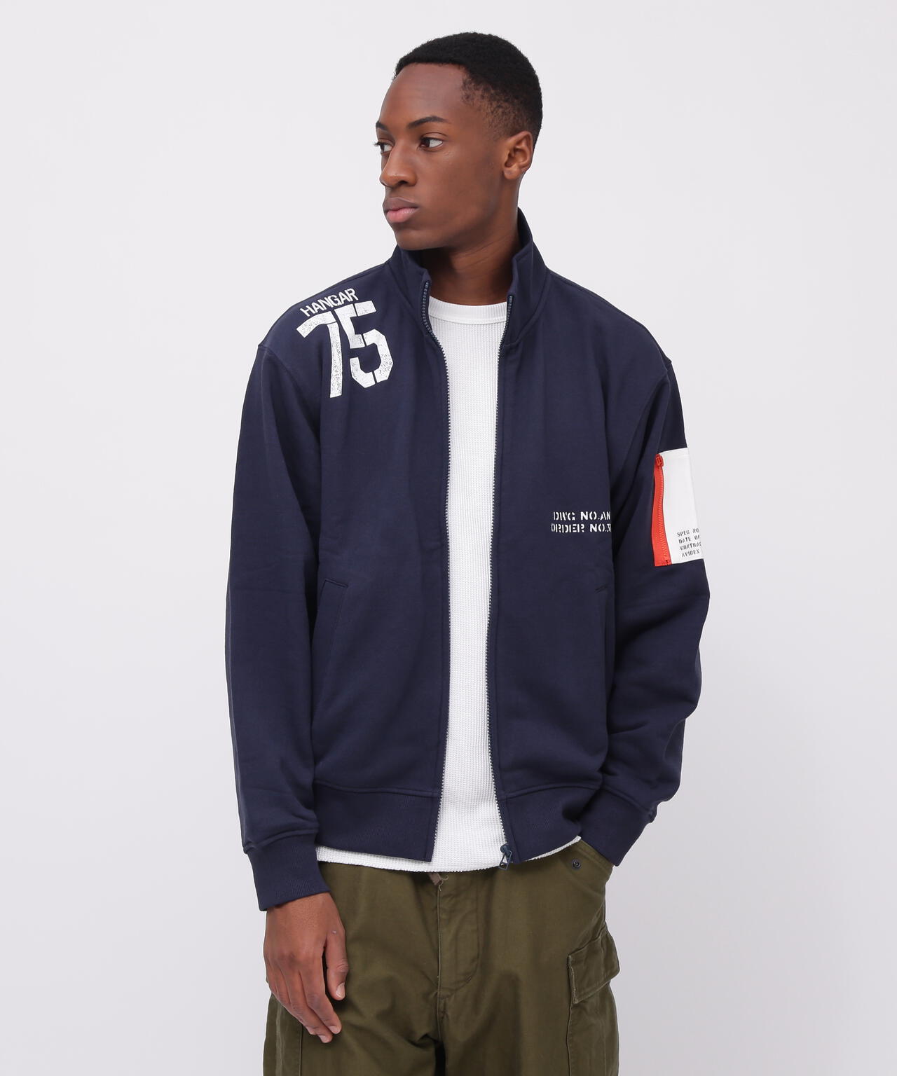 《WEB&DEPOT限定》REMODEL DESIGN STAND ZIP SWEAT