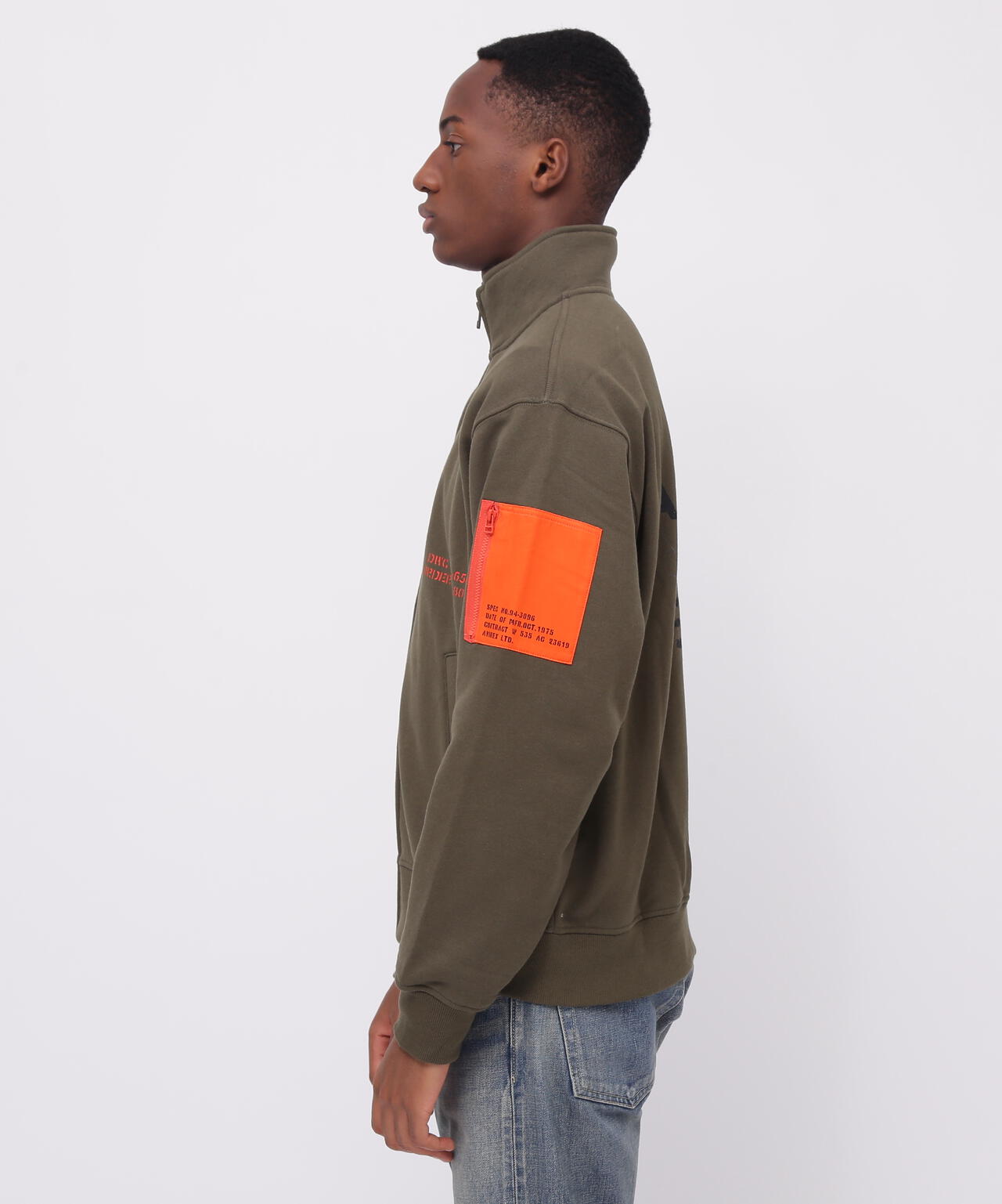 《WEB&DEPOT限定》REMODEL DESIGN STAND ZIP SWEAT
