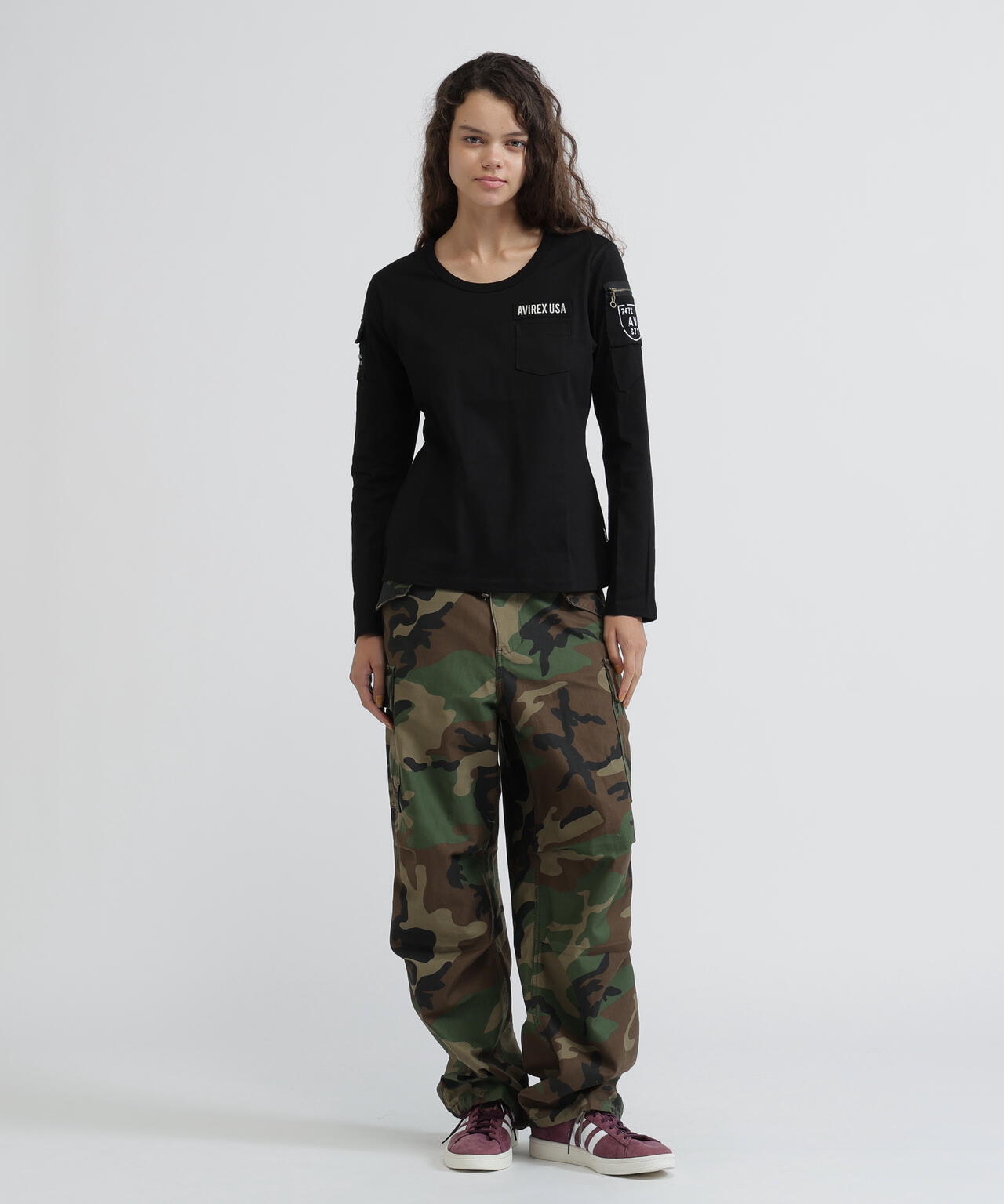 《WOMAN》FATIGUE L/S T-SHIRT