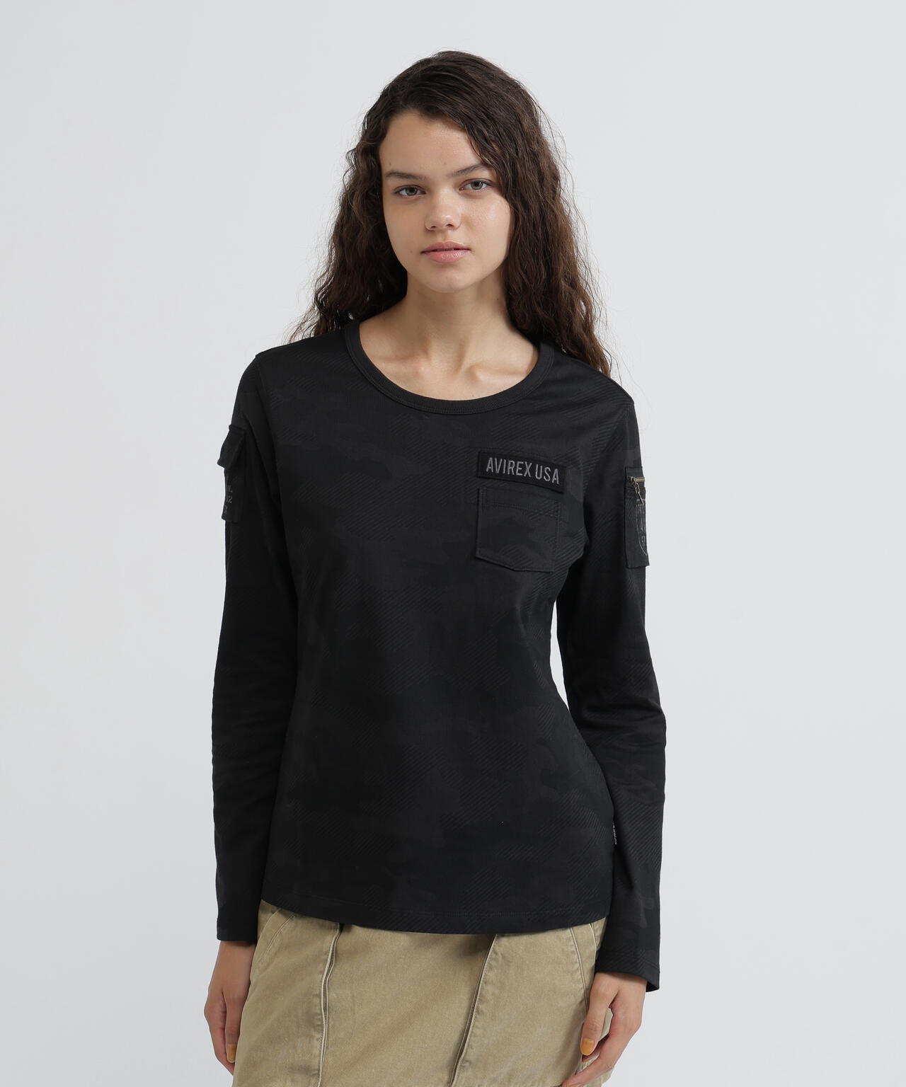 《WOMAN》FATIGUE L/S T-SHIRT