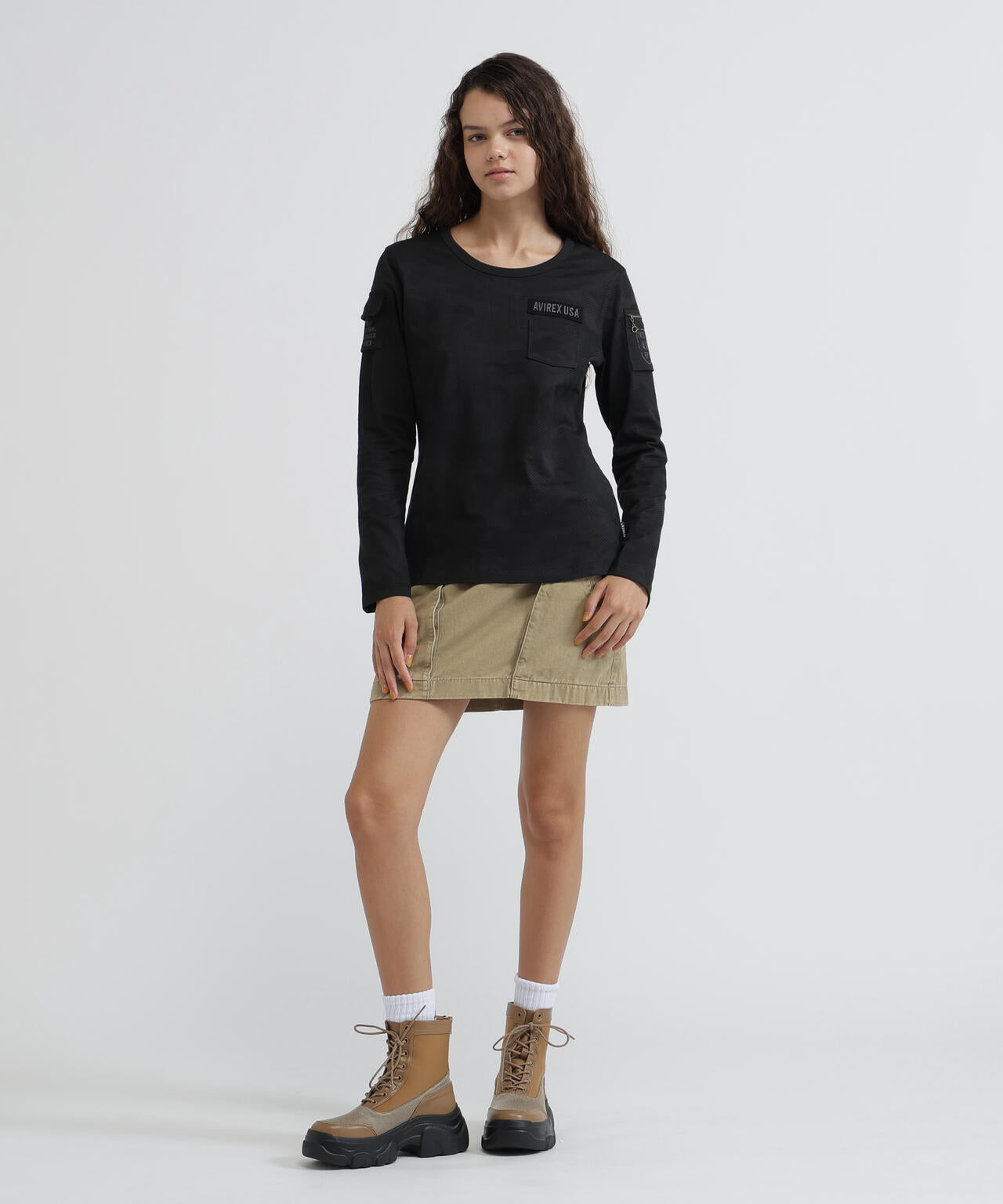 《WOMAN》FATIGUE L/S T-SHIRT