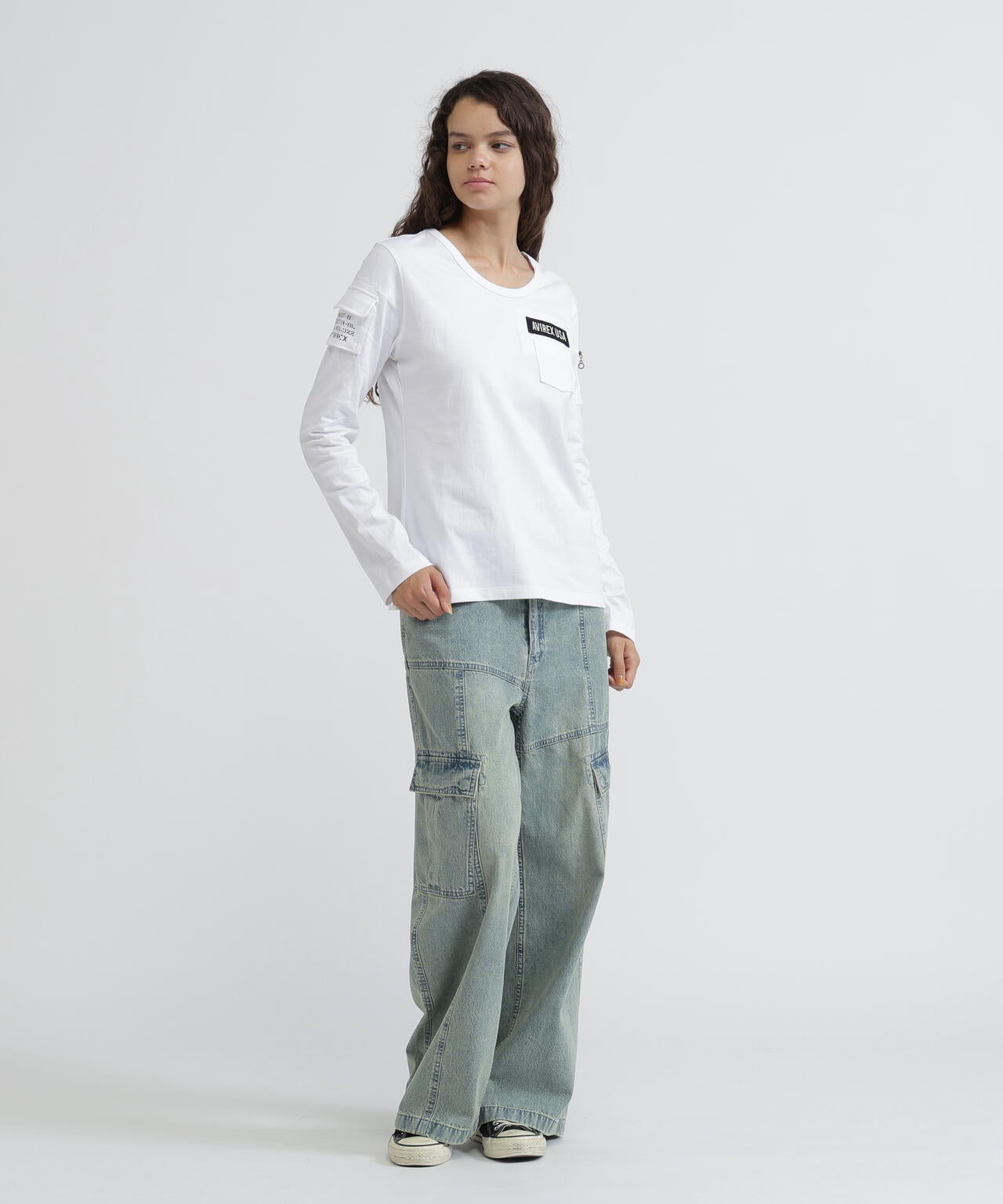 《WOMAN》FATIGUE L/S T-SHIRT