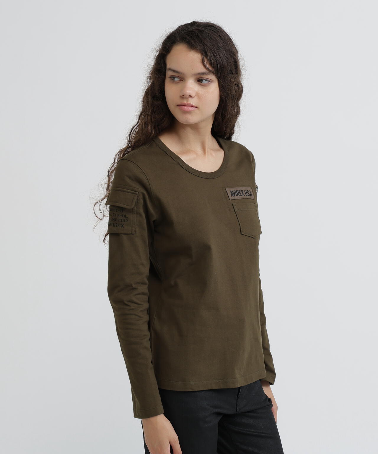 《WOMAN》FATIGUE L/S T-SHIRT