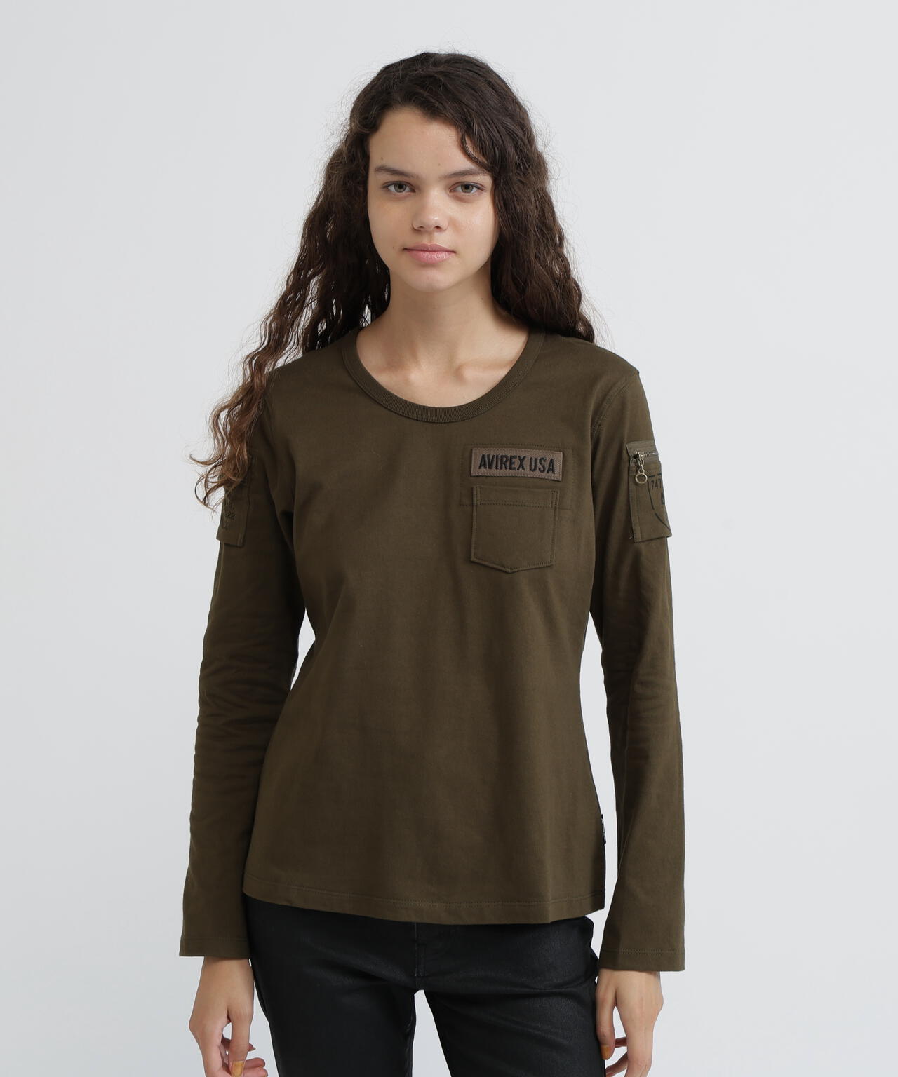 《WOMAN》FATIGUE L/S T-SHIRT