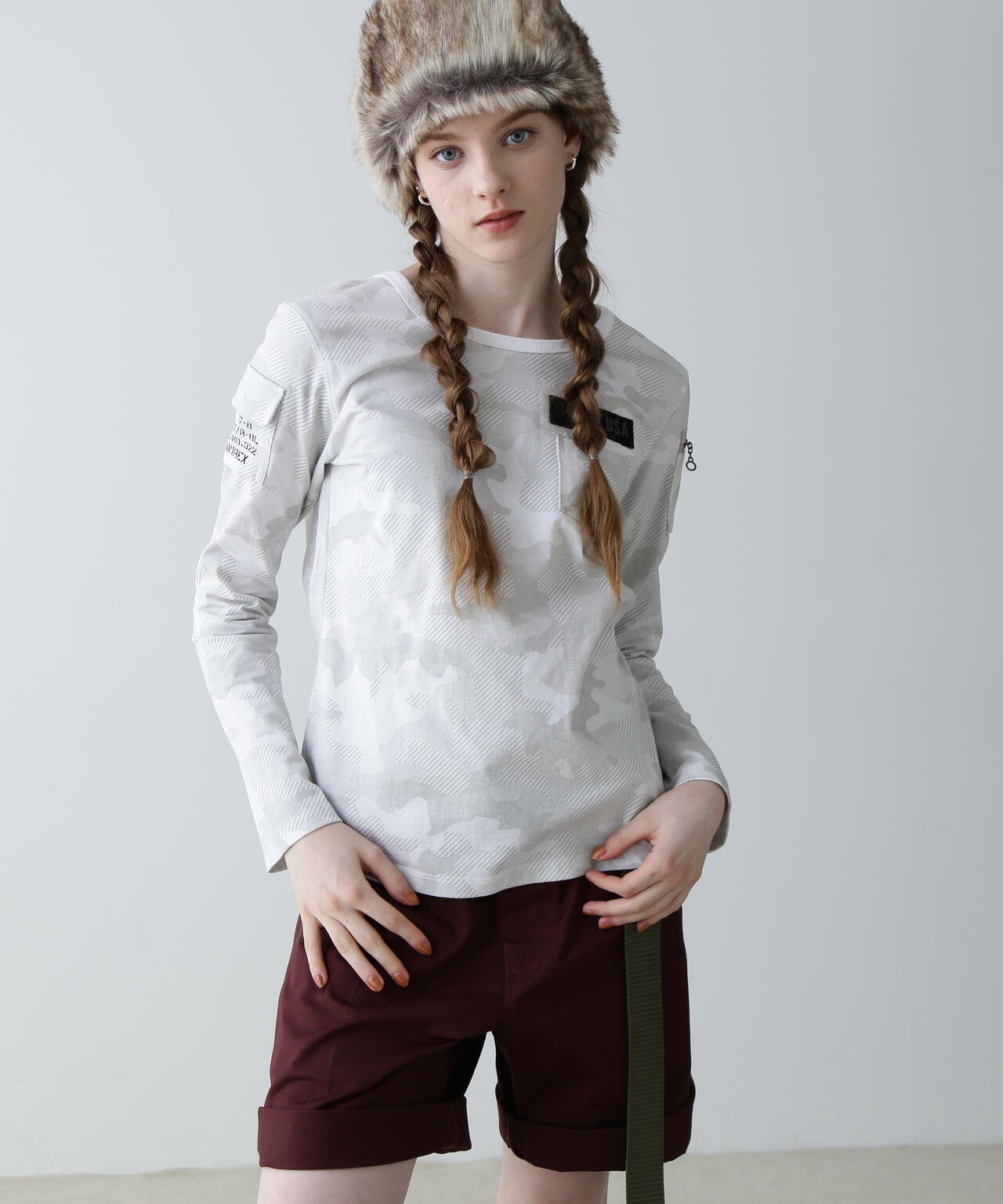《WOMAN》FATIGUE L/S T-SHIRT