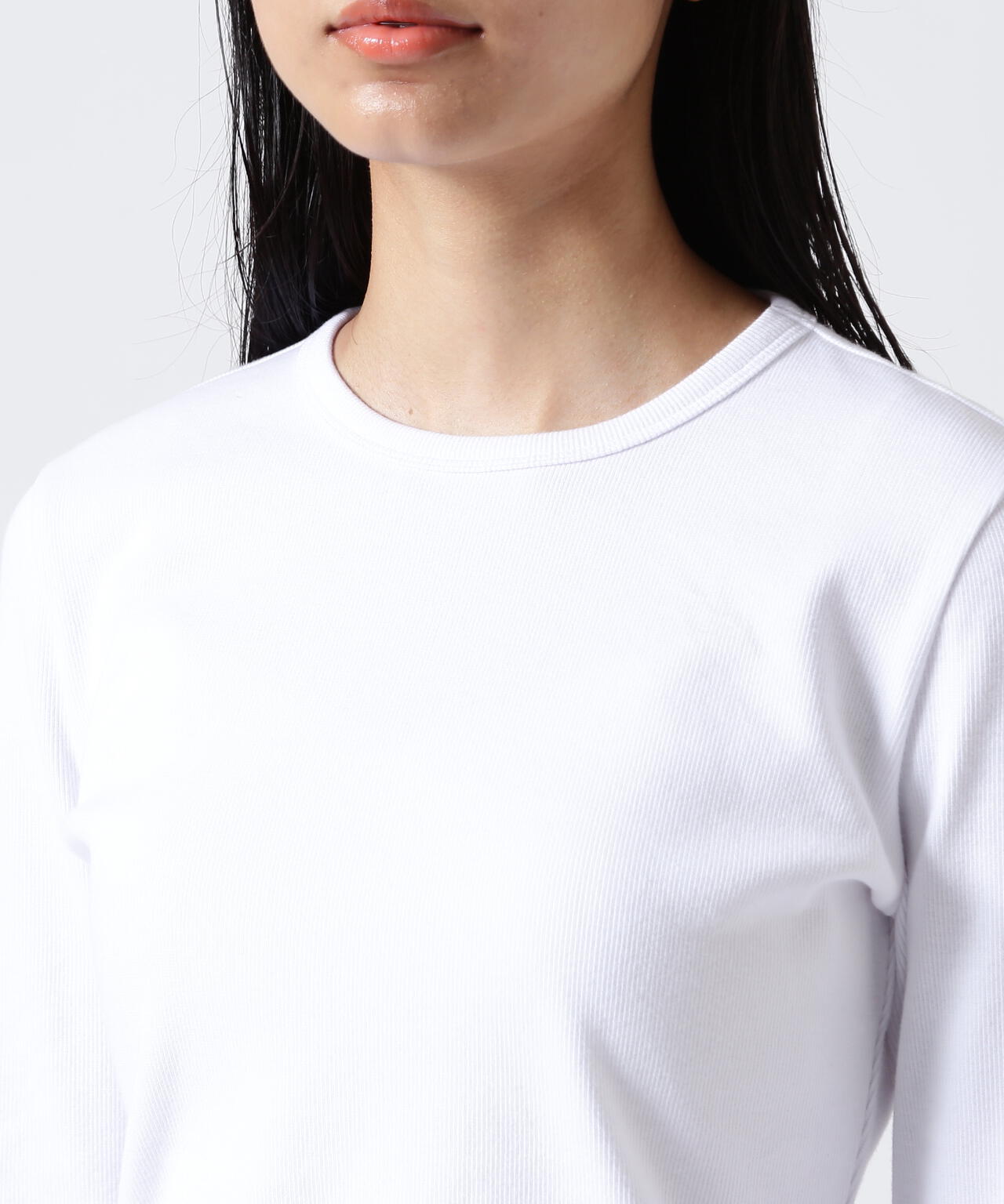《DAILY/デイリー/WOMAN》L/S CREW NECK T-SHIRT