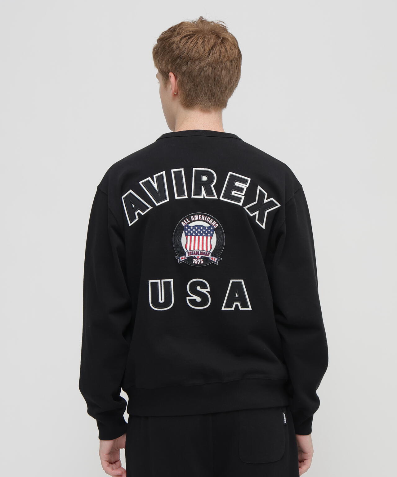 SIGNATURE VARSITY LOGO CREWNECK SWEAT