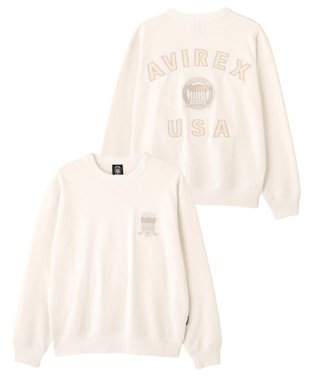 SIGNATURE VARSITY LOGO CREWNECK SWEAT