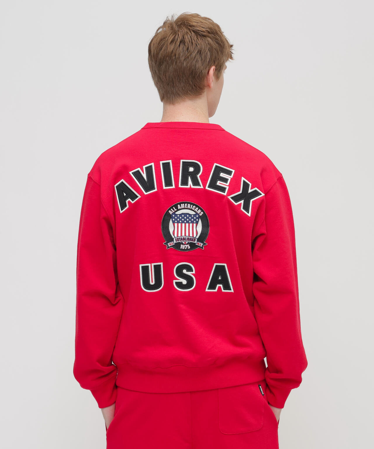 SIGNATURE VARSITY LOGO CREWNECK SWEAT