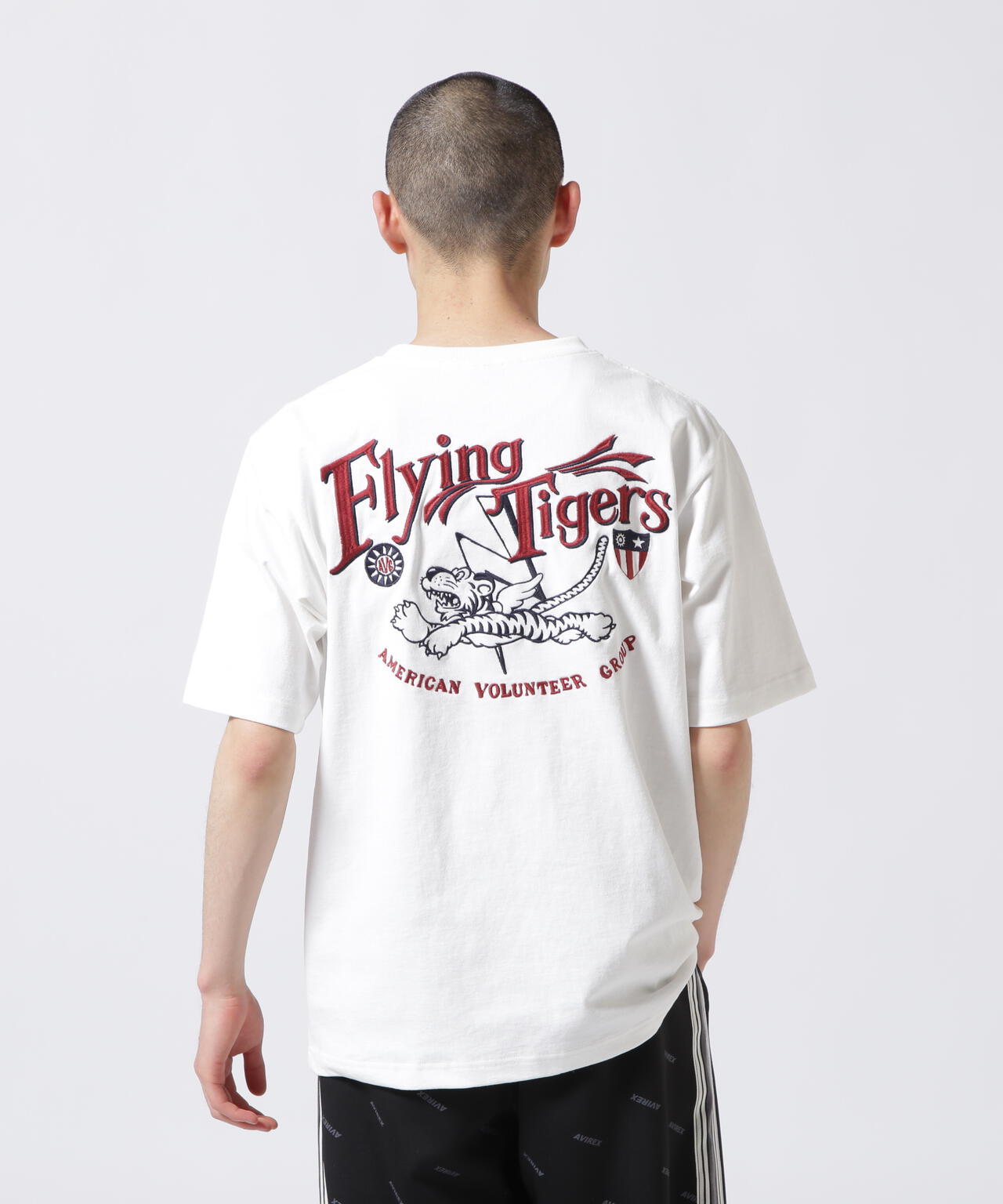 《WEB＆DEPOT限定》EMBROIDERY T-SHIRT FLYING TIGERS