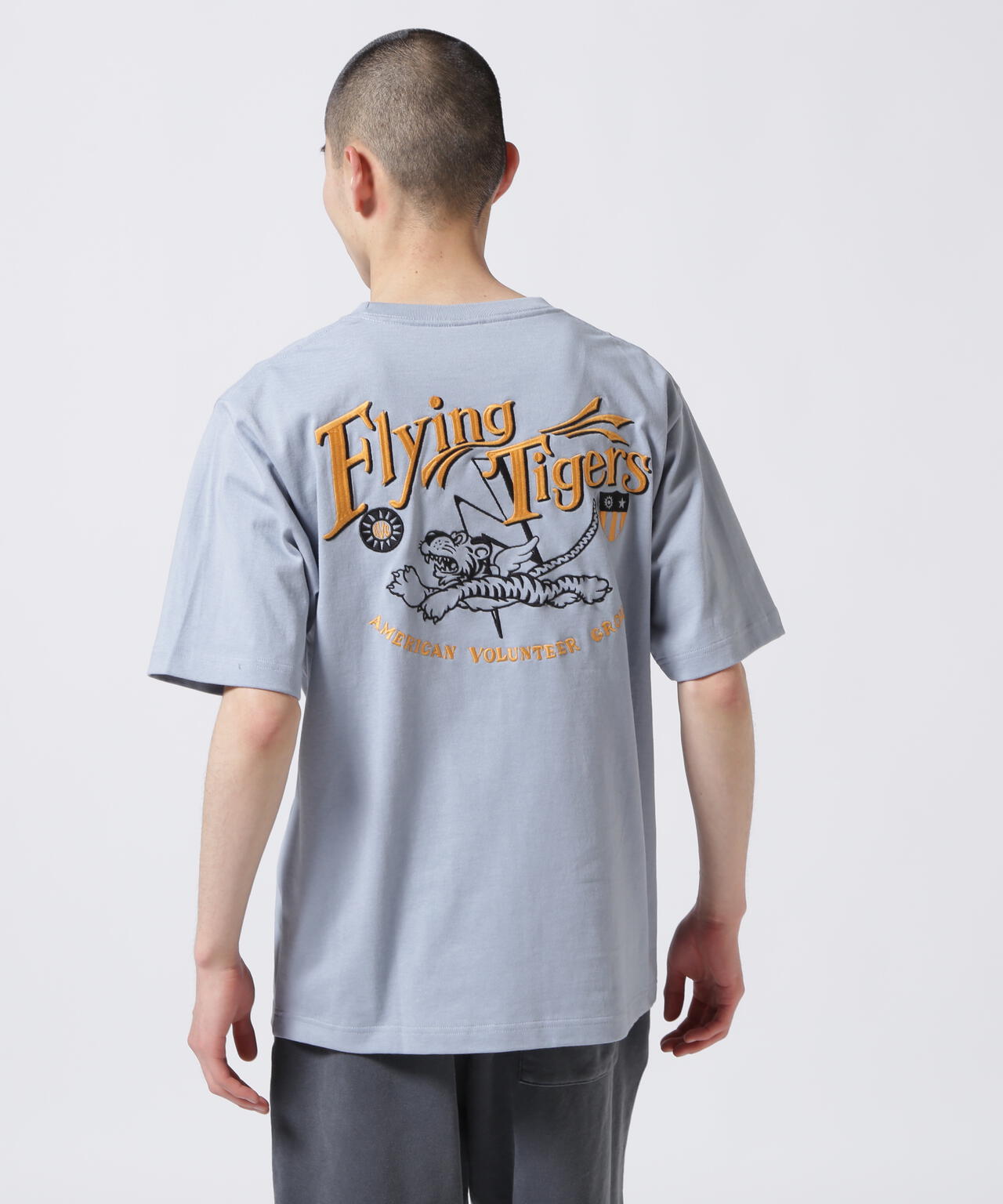 《WEB＆DEPOT限定》EMBROIDERY T-SHIRT FLYING TIGERS