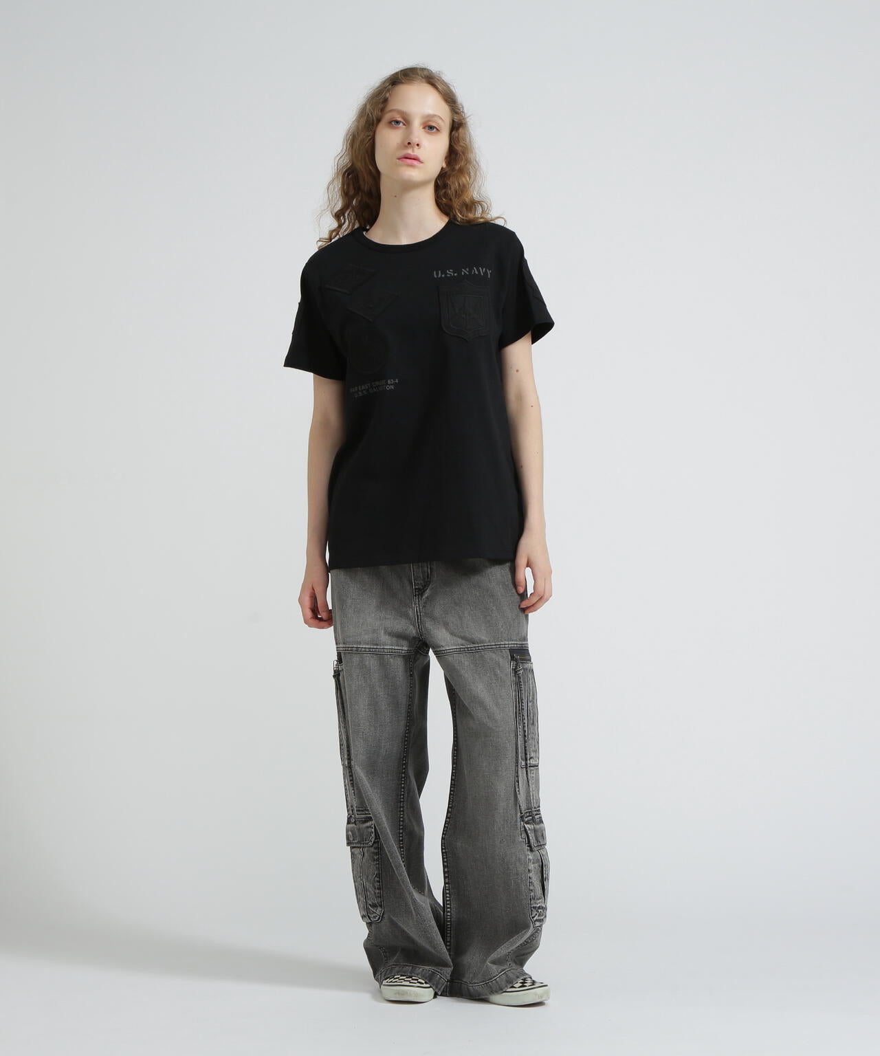《WEB＆DEPOT限定》TOP GUN WAPPEN T-SHIRT