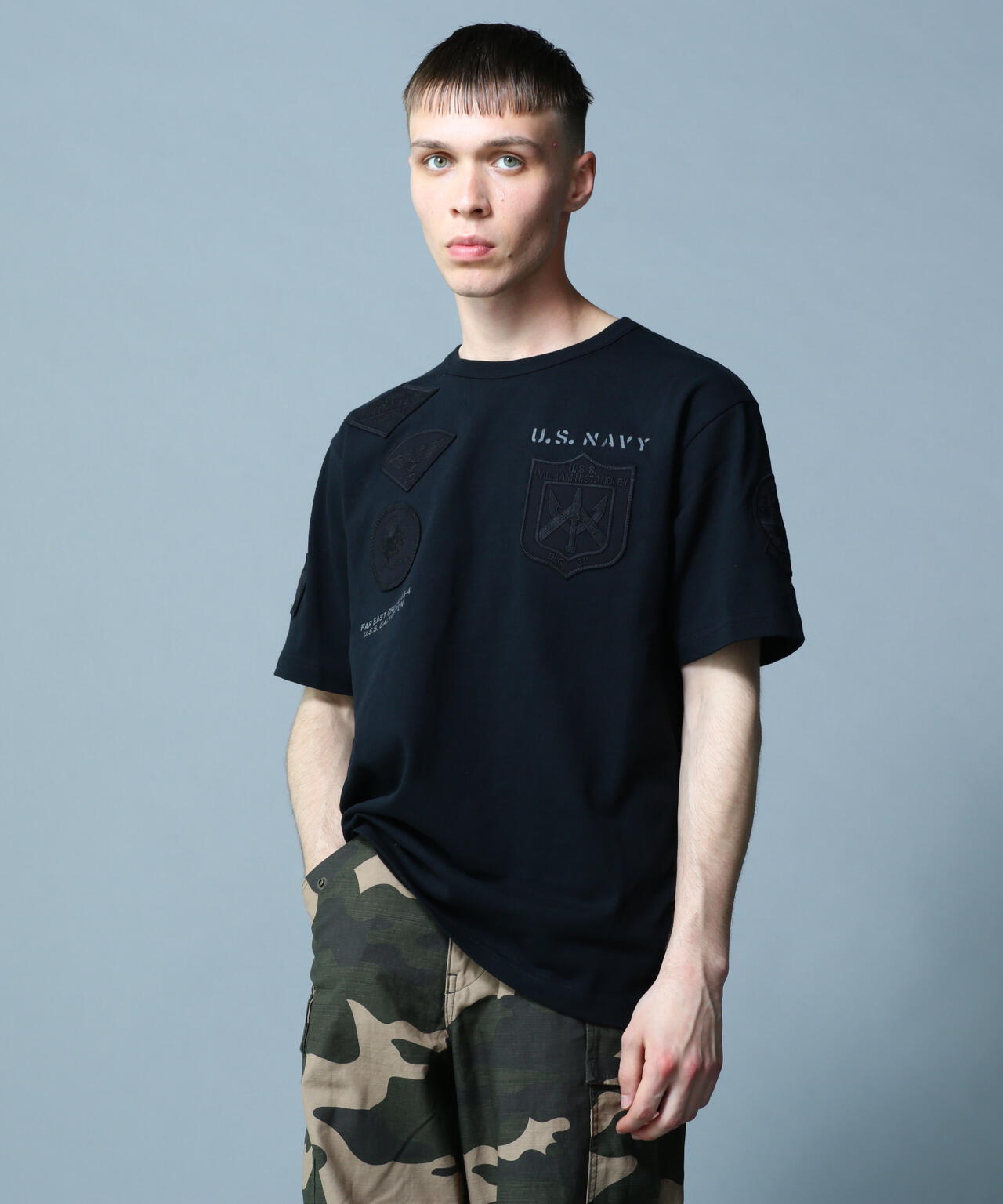 《WEB＆DEPOT限定》TOP GUN WAPPEN T-SHIRT