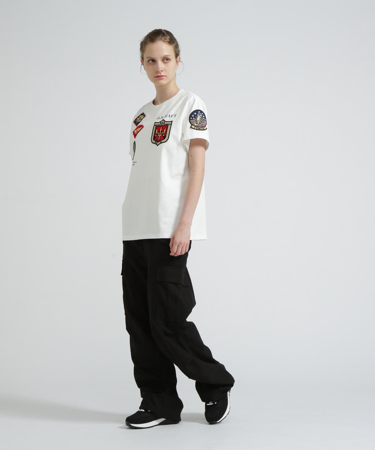《WEB＆DEPOT限定》TOP GUN WAPPEN T-SHIRT