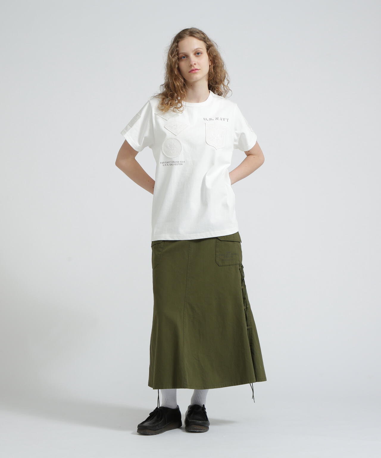 《WEB＆DEPOT限定》TOP GUN WAPPEN T-SHIRT