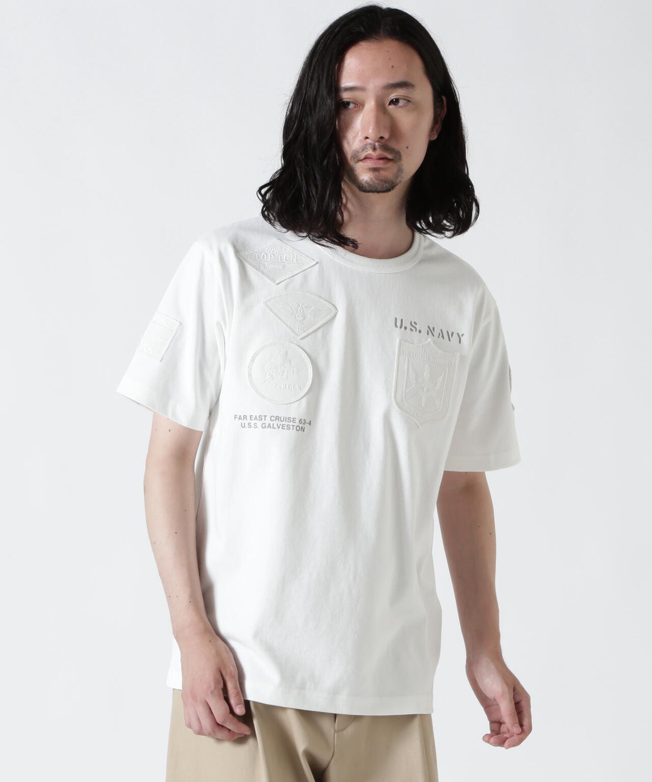 《WEB＆DEPOT限定》TOP GUN WAPPEN T-SHIRT