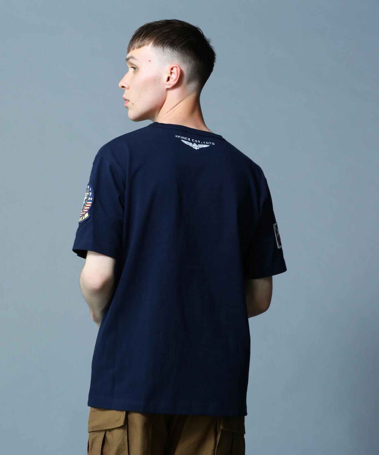 《WEB＆DEPOT限定》TOP GUN WAPPEN T-SHIRT