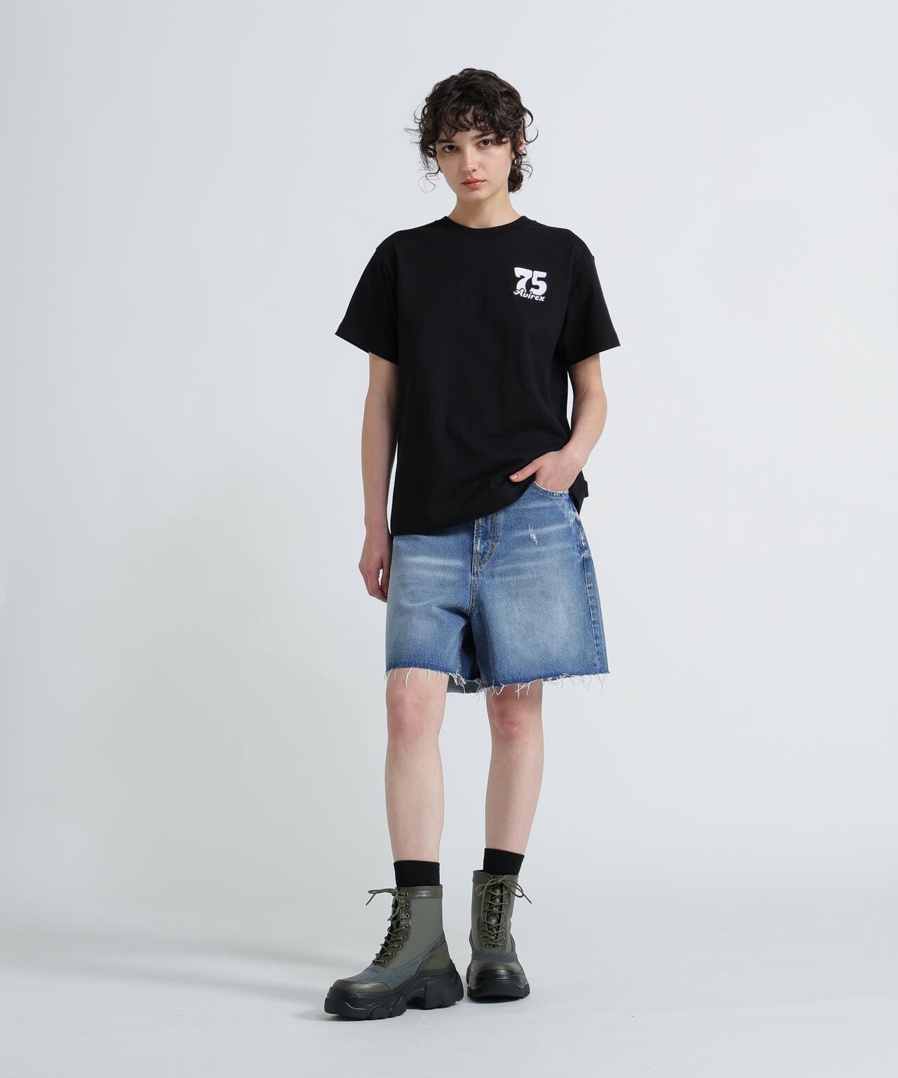 《WEB&DEPOT限定》TOM CAT EMBROIDERY T-SHIRT