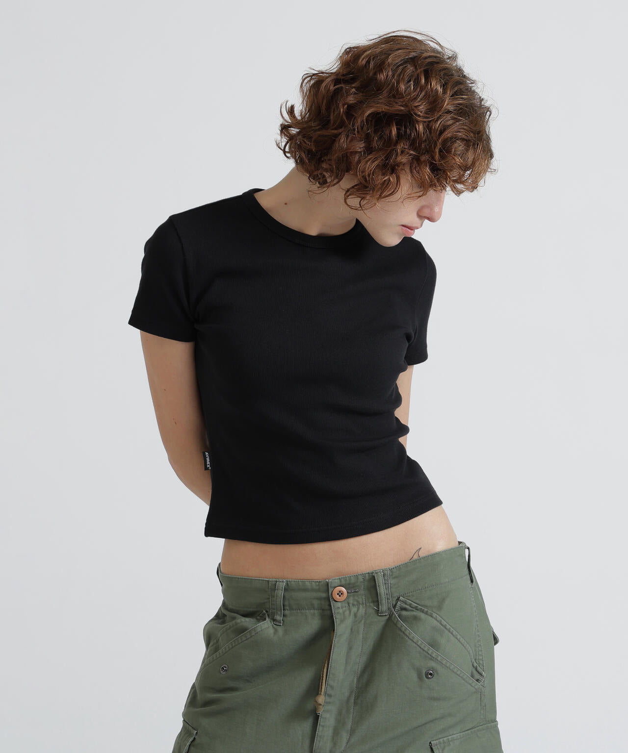 《DAILY/デイリー/WOMAN》 S/S CREW NECK T-SHIRT