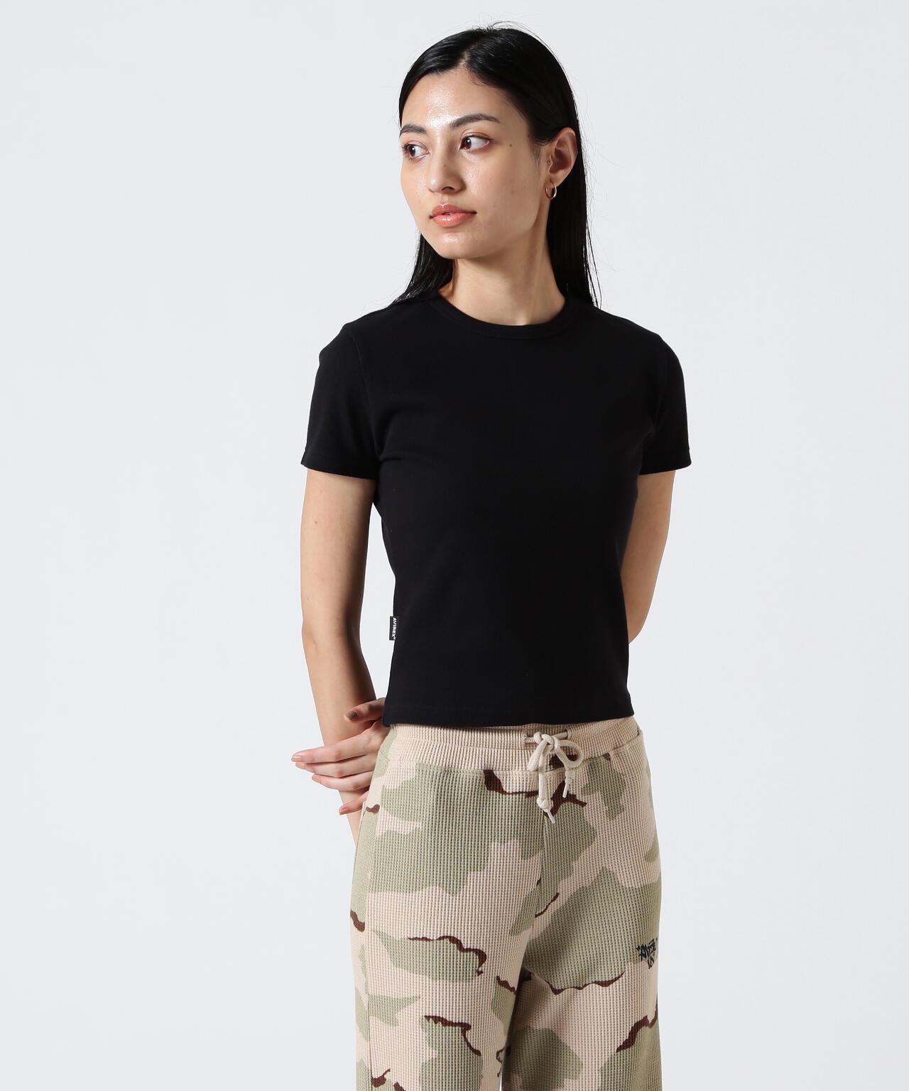 《DAILY/デイリー/WOMAN》 S/S CREW NECK T-SHIRT