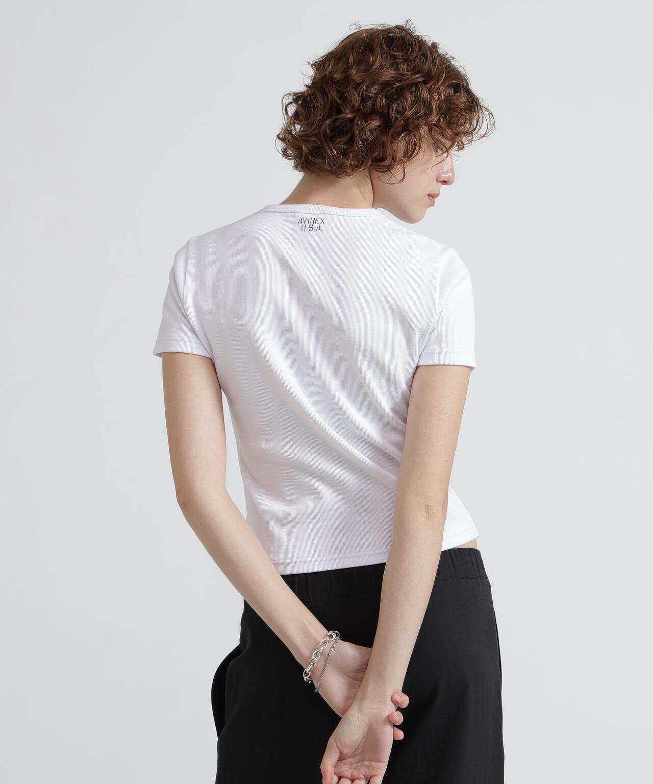 《DAILY/デイリー/WOMAN》 S/S CREW NECK T-SHIRT