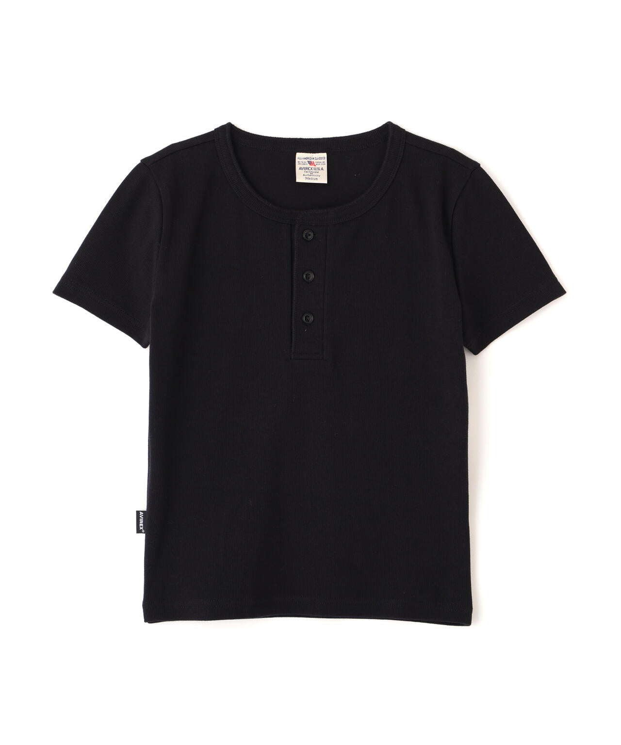 《DAILY/デイリー/WOMAN》 S/S HENLEY NECK T-SHIRT