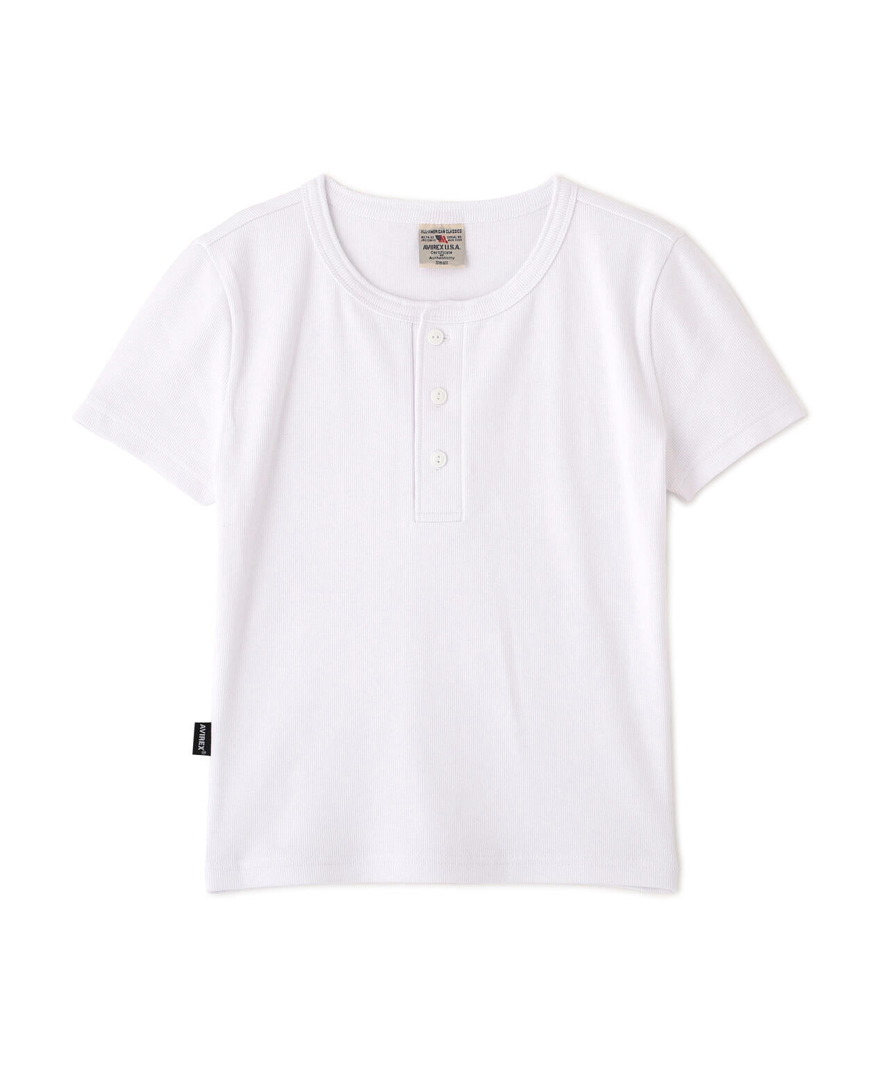 《DAILY/デイリー/WOMAN》 S/S HENLEY NECK T-SHIRT
