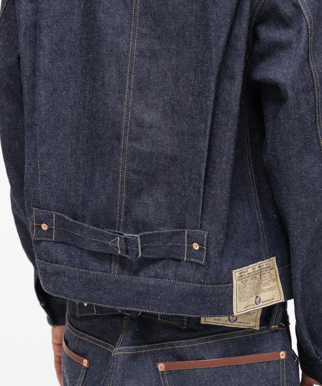 AVIREX HERITAGE DENIM Type-1 JACKET ”LEATHER”