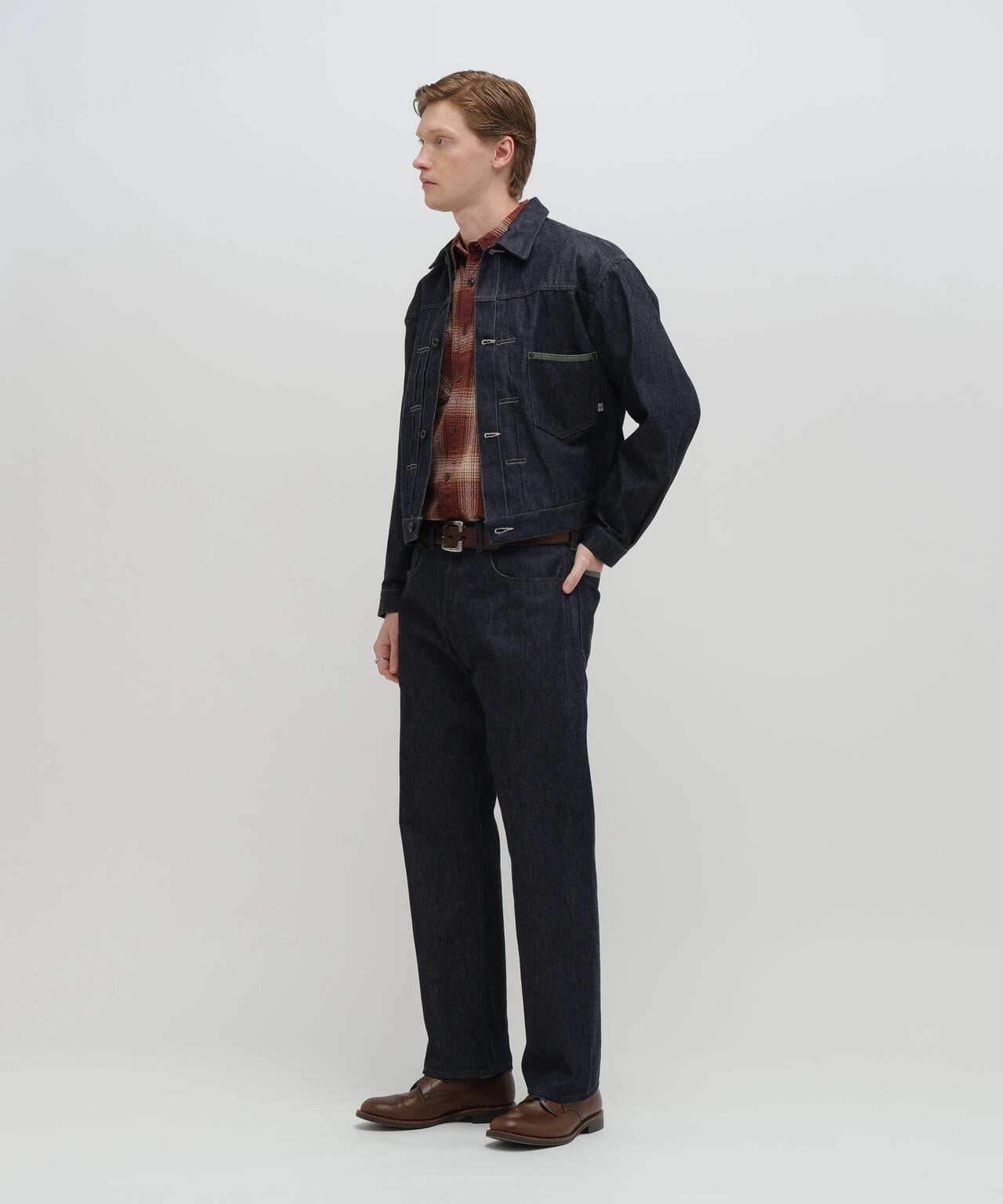 AVIREX HERITAGE DENIM Type-1 JACKET ”NYLON”