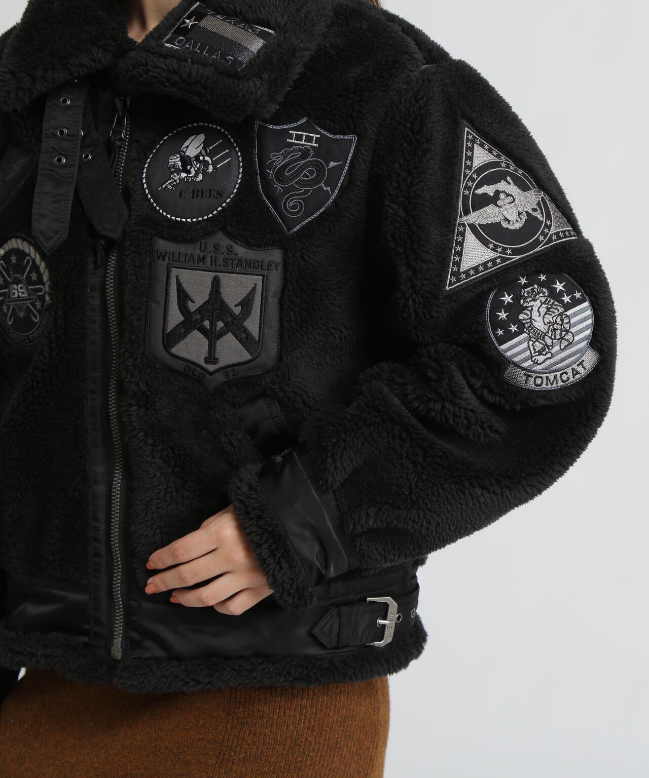 《WOMAN》RETORO BOA B-3 TOPGUN